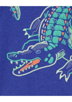 Toddler Boys Short Sleeve Alligator Graphic T-Shirt