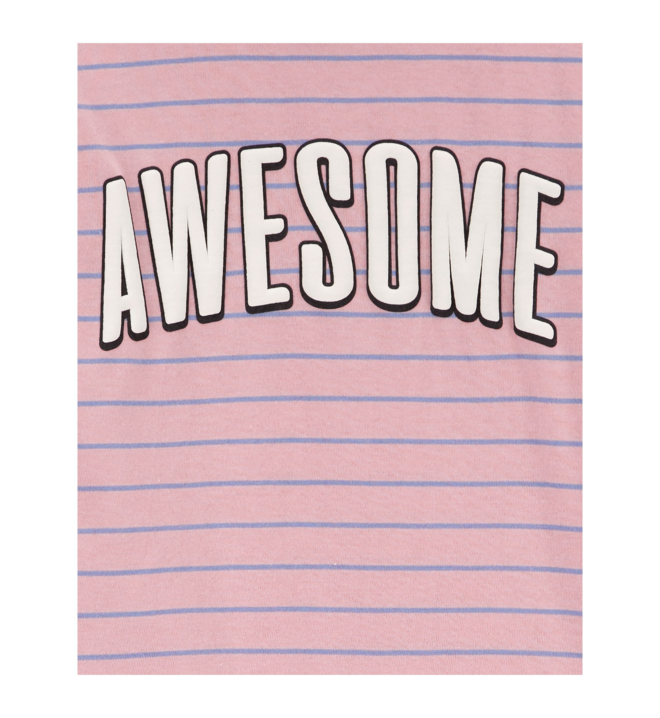 Toddler Boys Awesome Short Sleeve Graphic T-Shirt