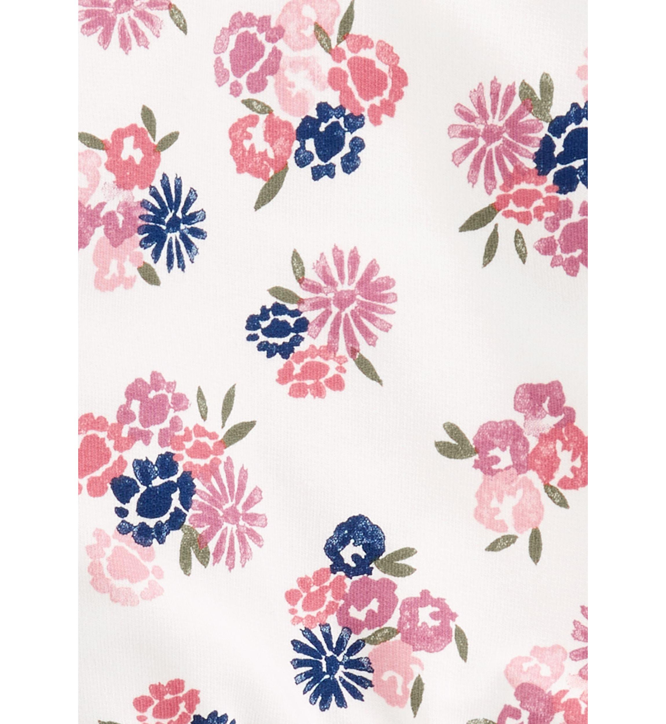 Toddler Girls Floral Printed Top and Leggings Set
