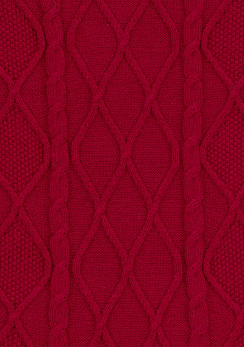 Toddler Girls Cable Knit Sweater Dress