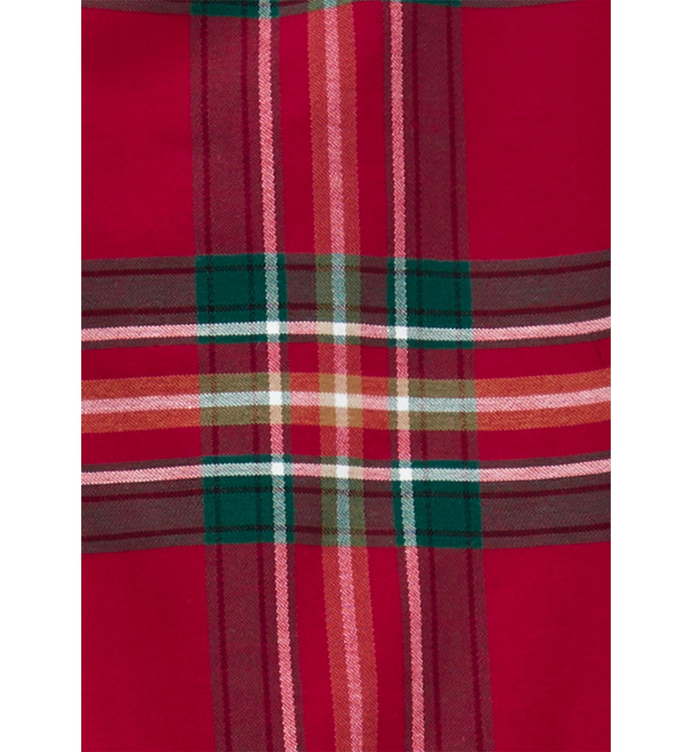 Toddler Girls Plaid Printed Woven Dress