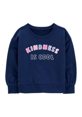 Carter's® Toddler Girls Kindness Graphic Sweatshirt Belk - Main Image