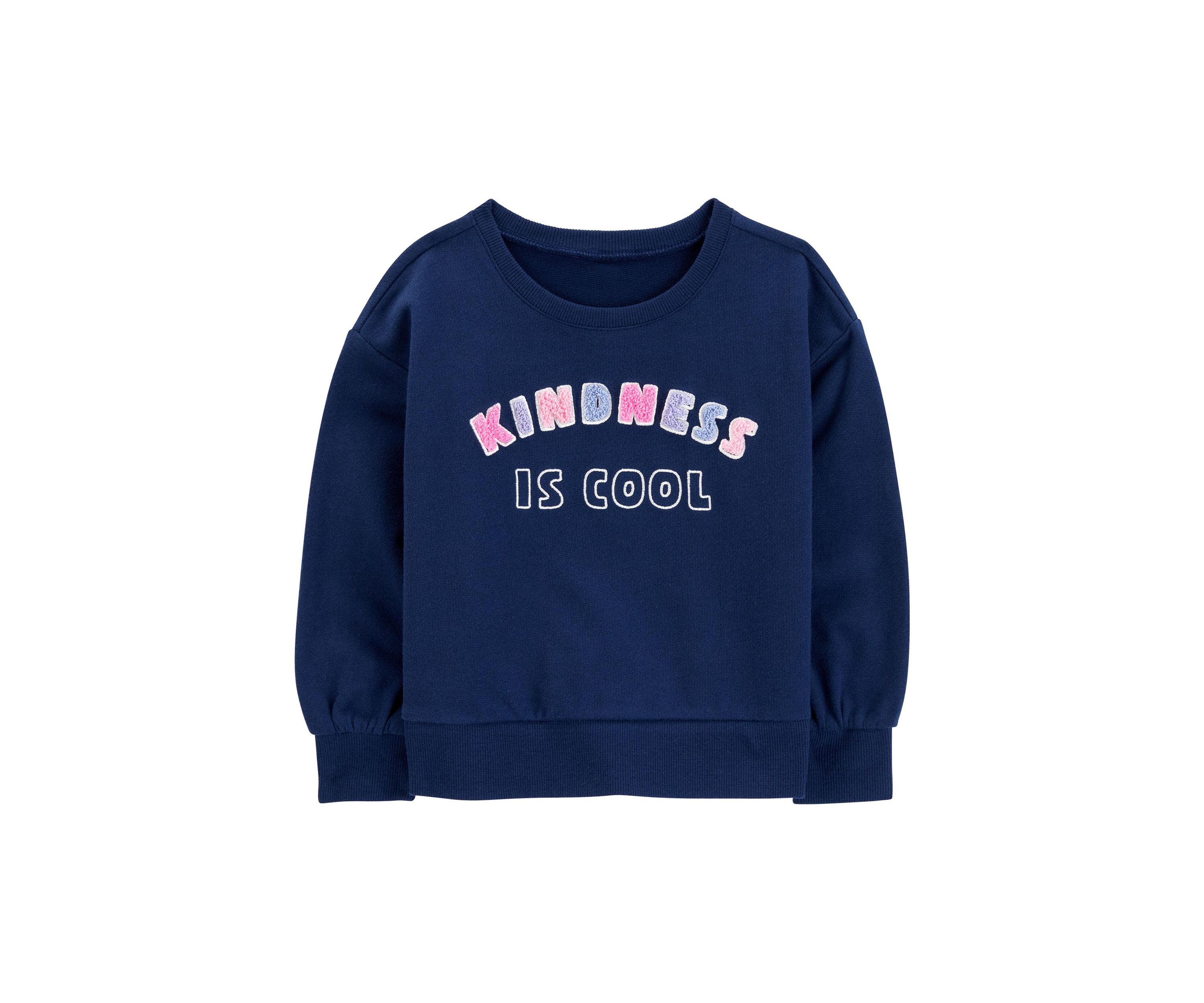 Toddler Girls Kindness Graphic Sweatshirt