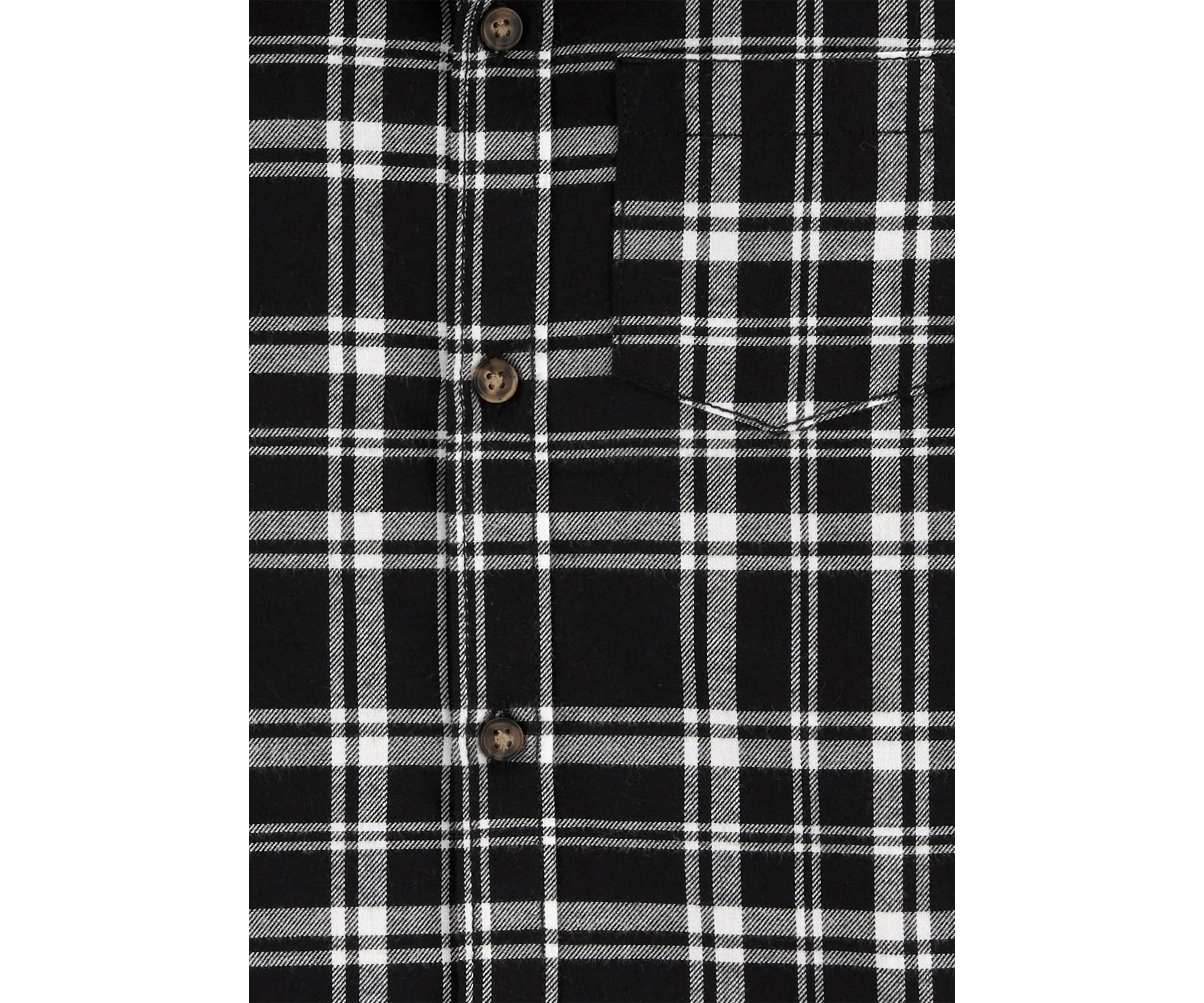 Toddler Boys Printed Button Down Shirt