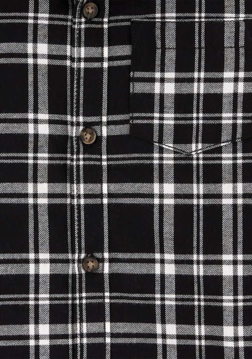 Toddler Boys Printed Button Down Shirt