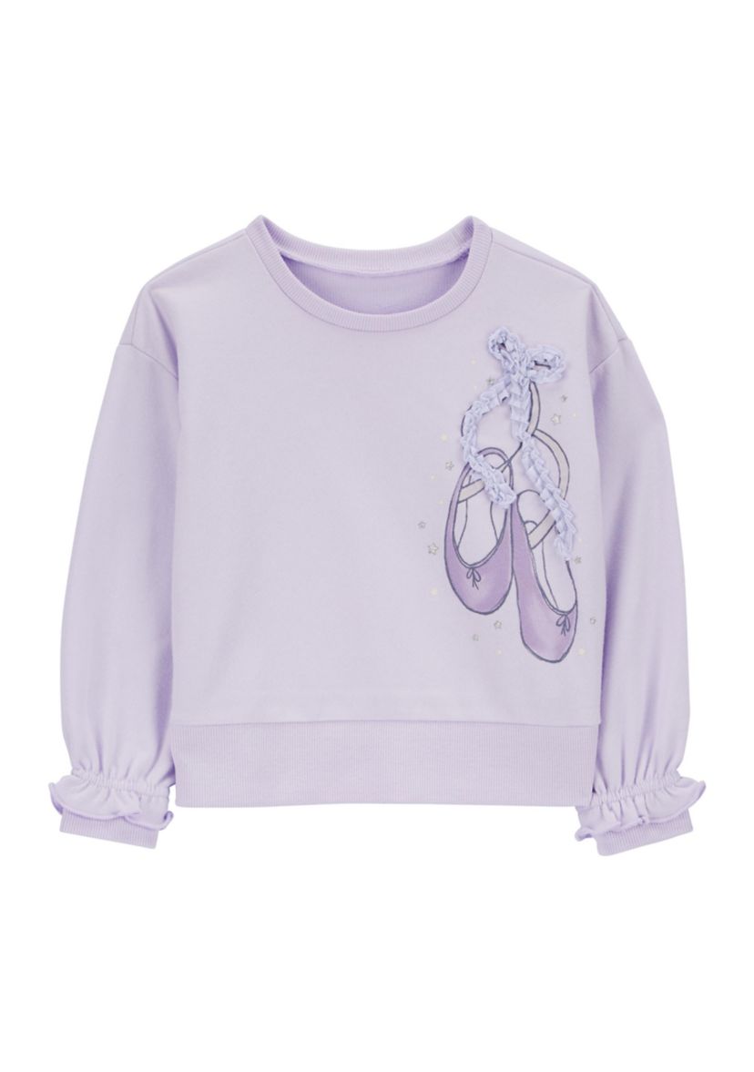 Toddler Girls Printed Sweatshirt
