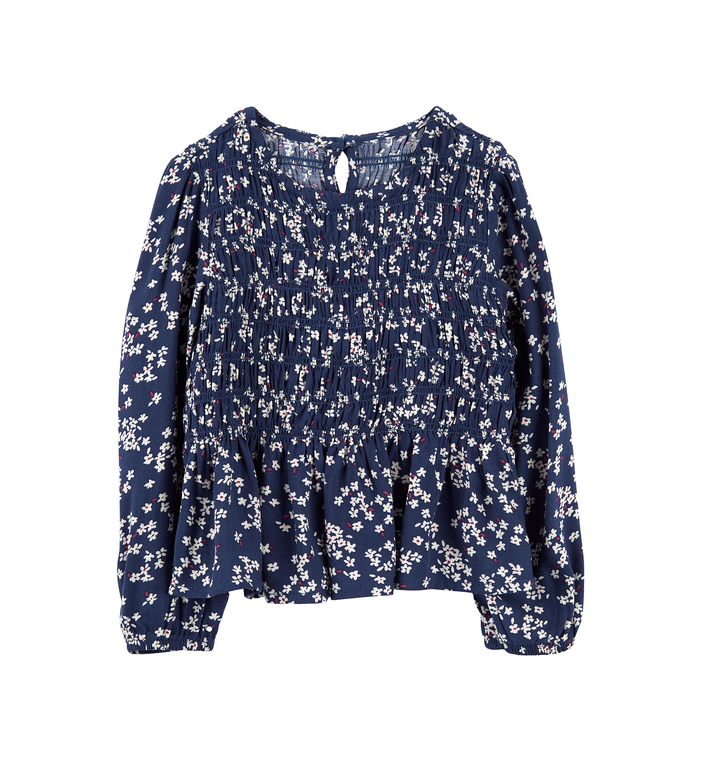 Toddler Girls Printed Woven Top