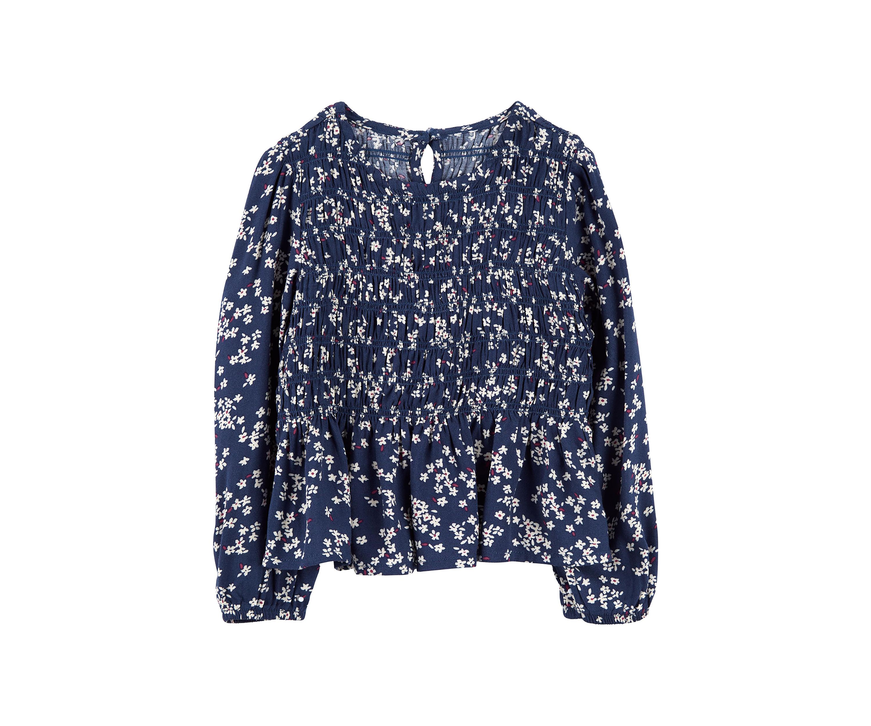 Toddler Girls Printed Woven Top