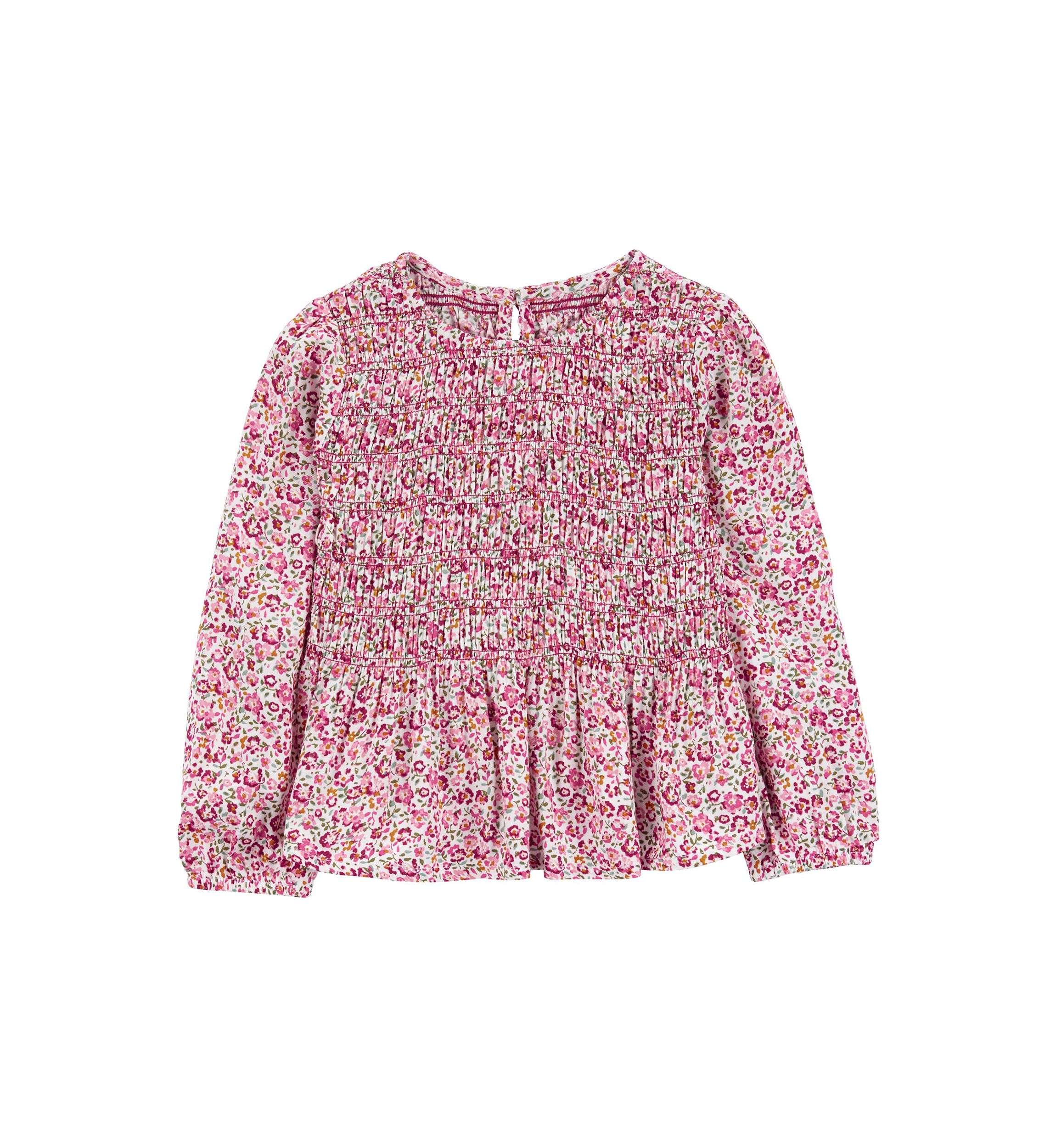 Toddler Girls Printed Woven Top