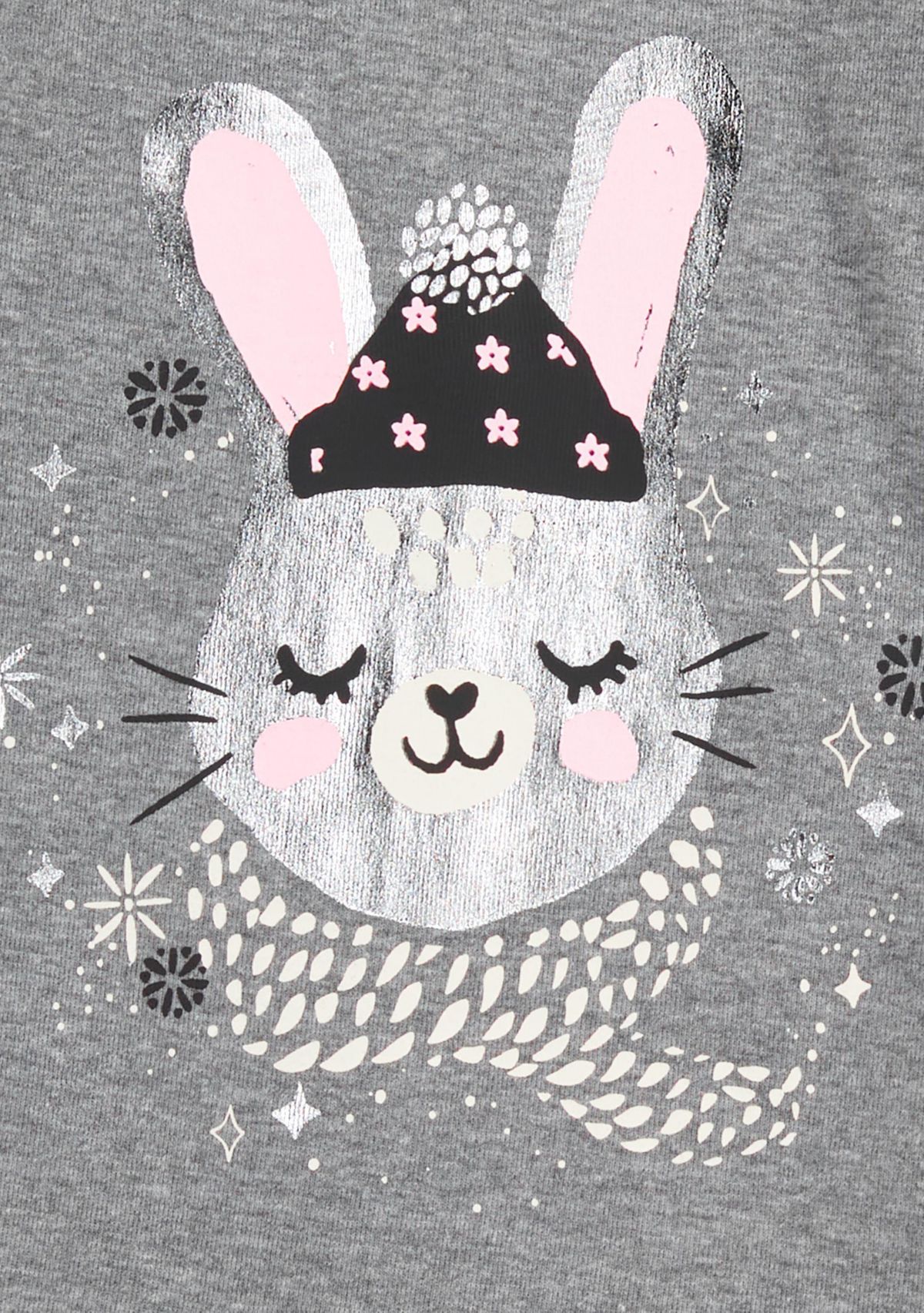 Toddler Boys Bunny Thermal Pajama Set 