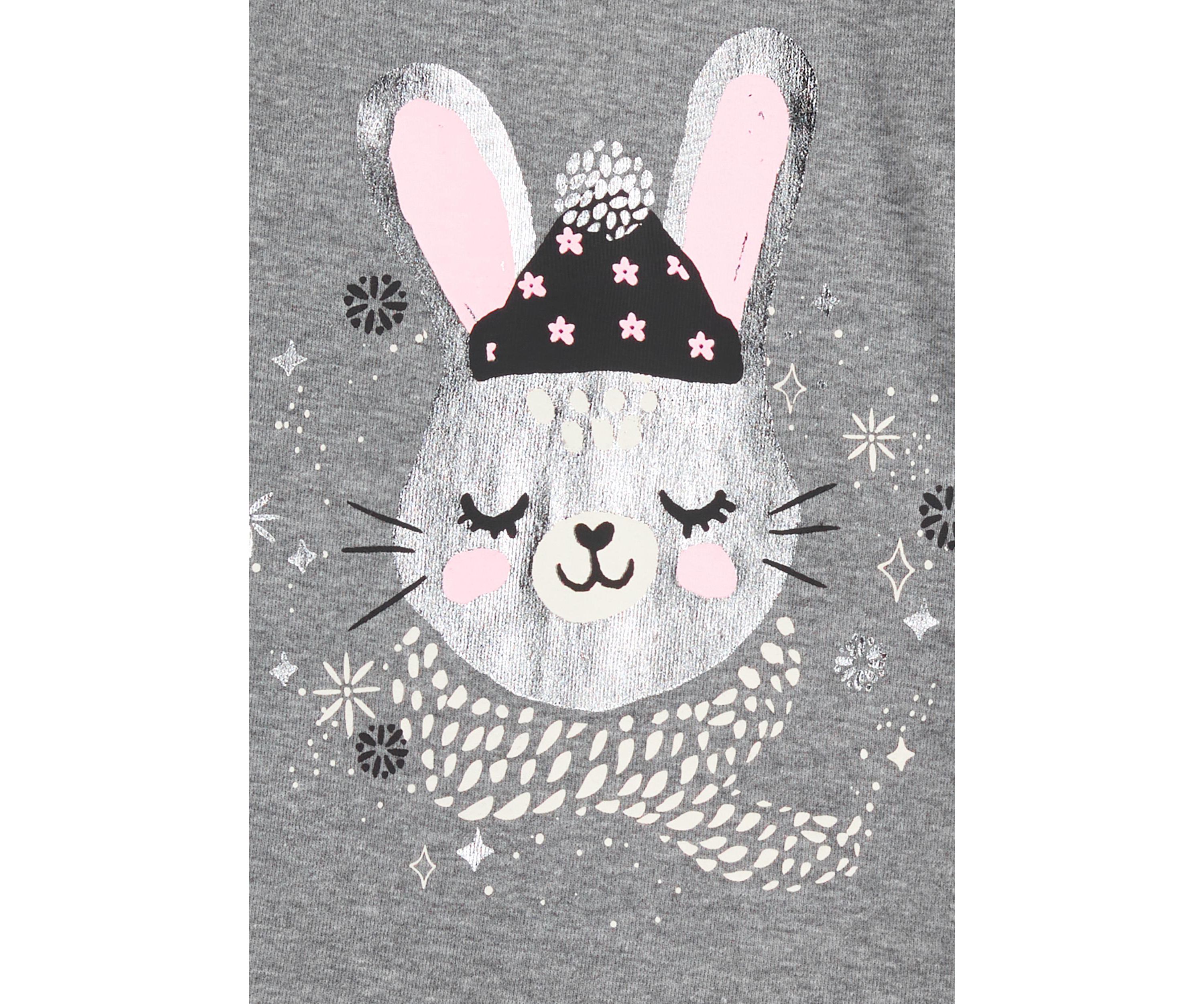 Toddler Boys Bunny Thermal Pajama Set 