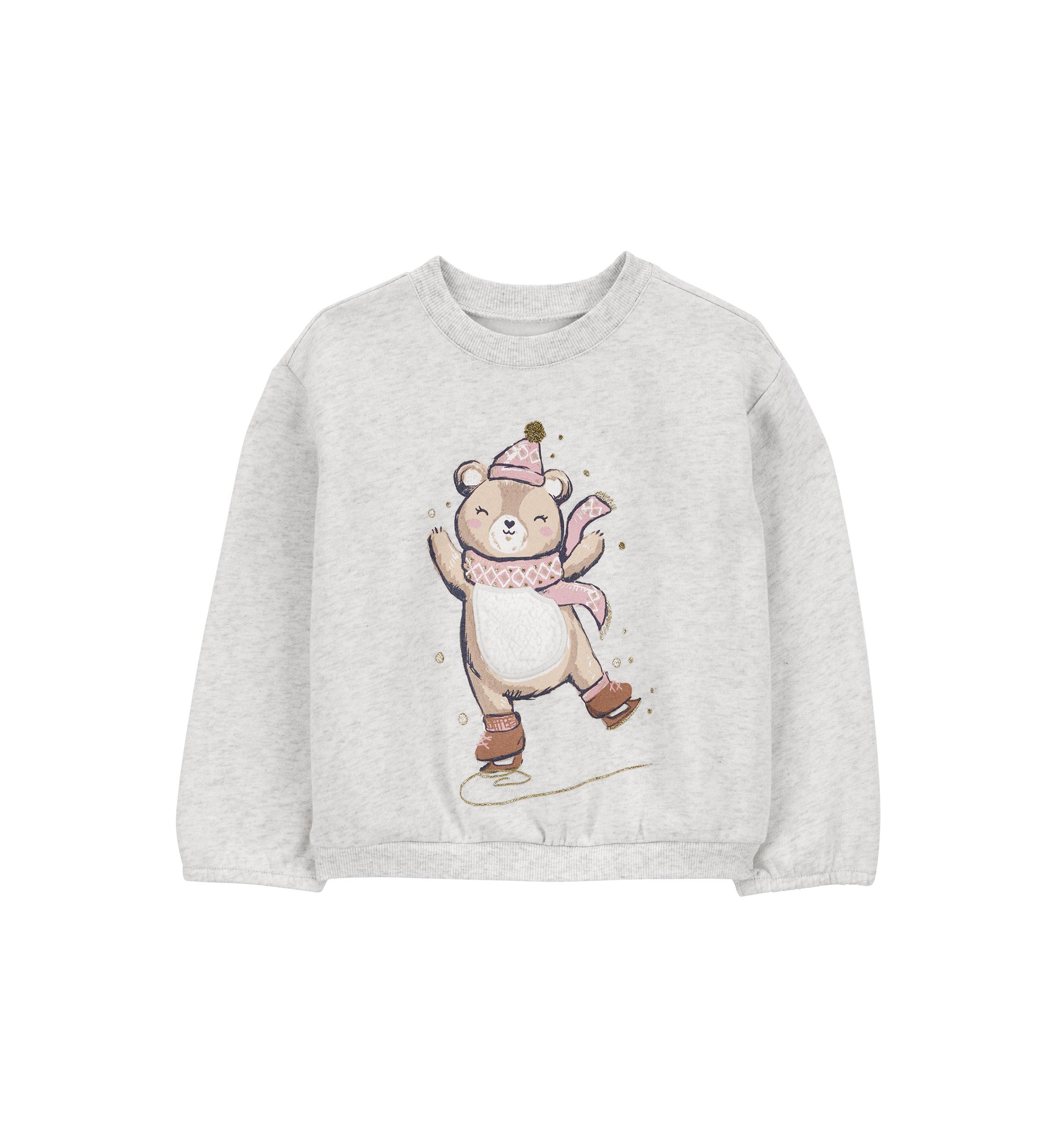 Toddler Girls Fleece Graphic Sweatshirt