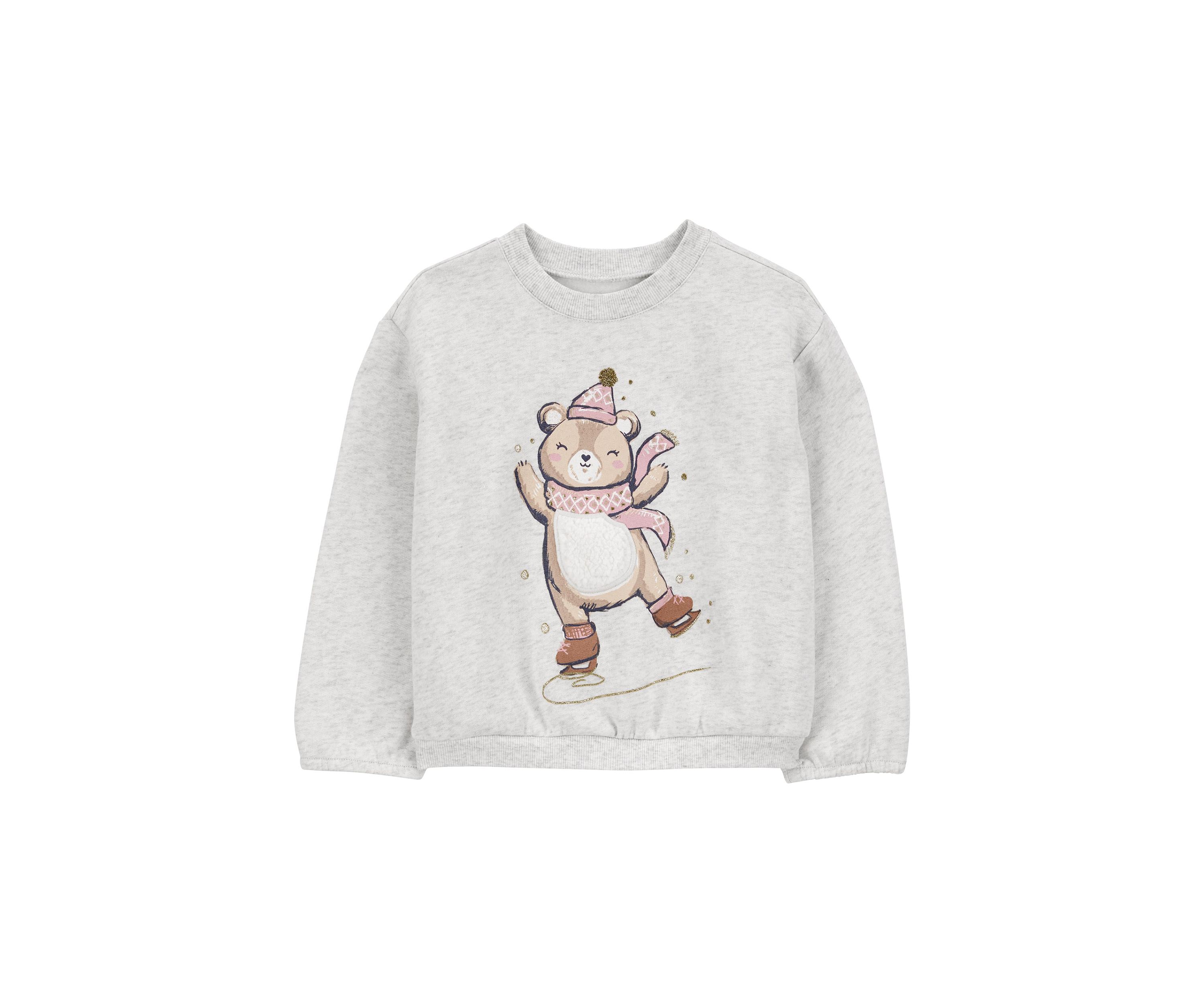 Toddler Girls Fleece Graphic Sweatshirt