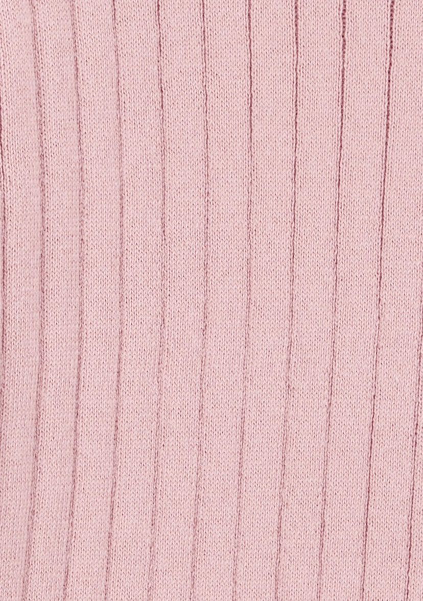 Toddler Girls Sweater Knit Top with Flutter Shoulders