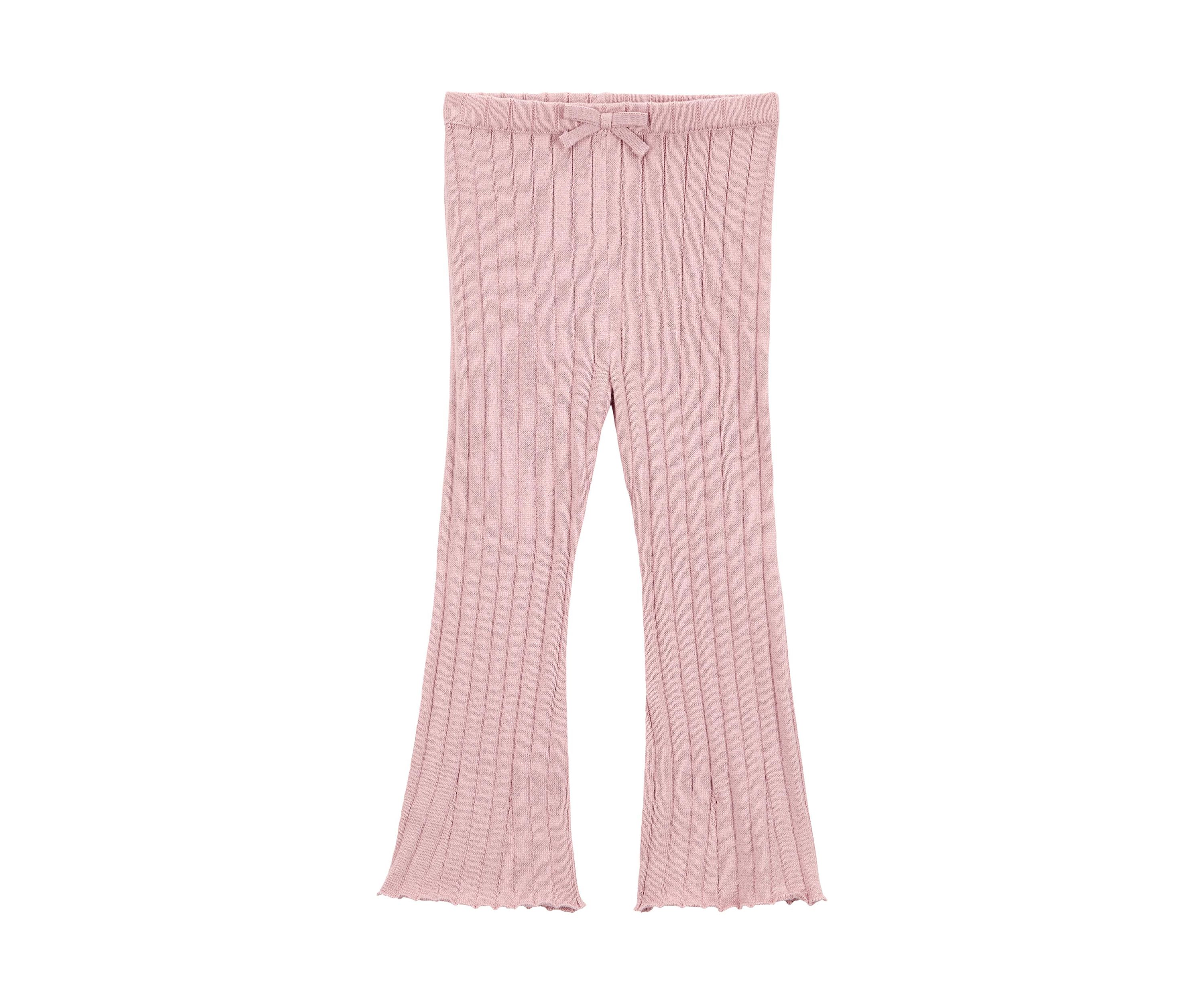 Toddler Girls Knit Flare Sweater Knit Pants