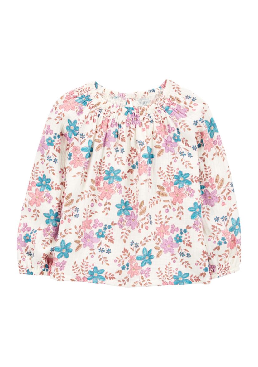 Toddler Girls Long Sleeve Fashion Top 
