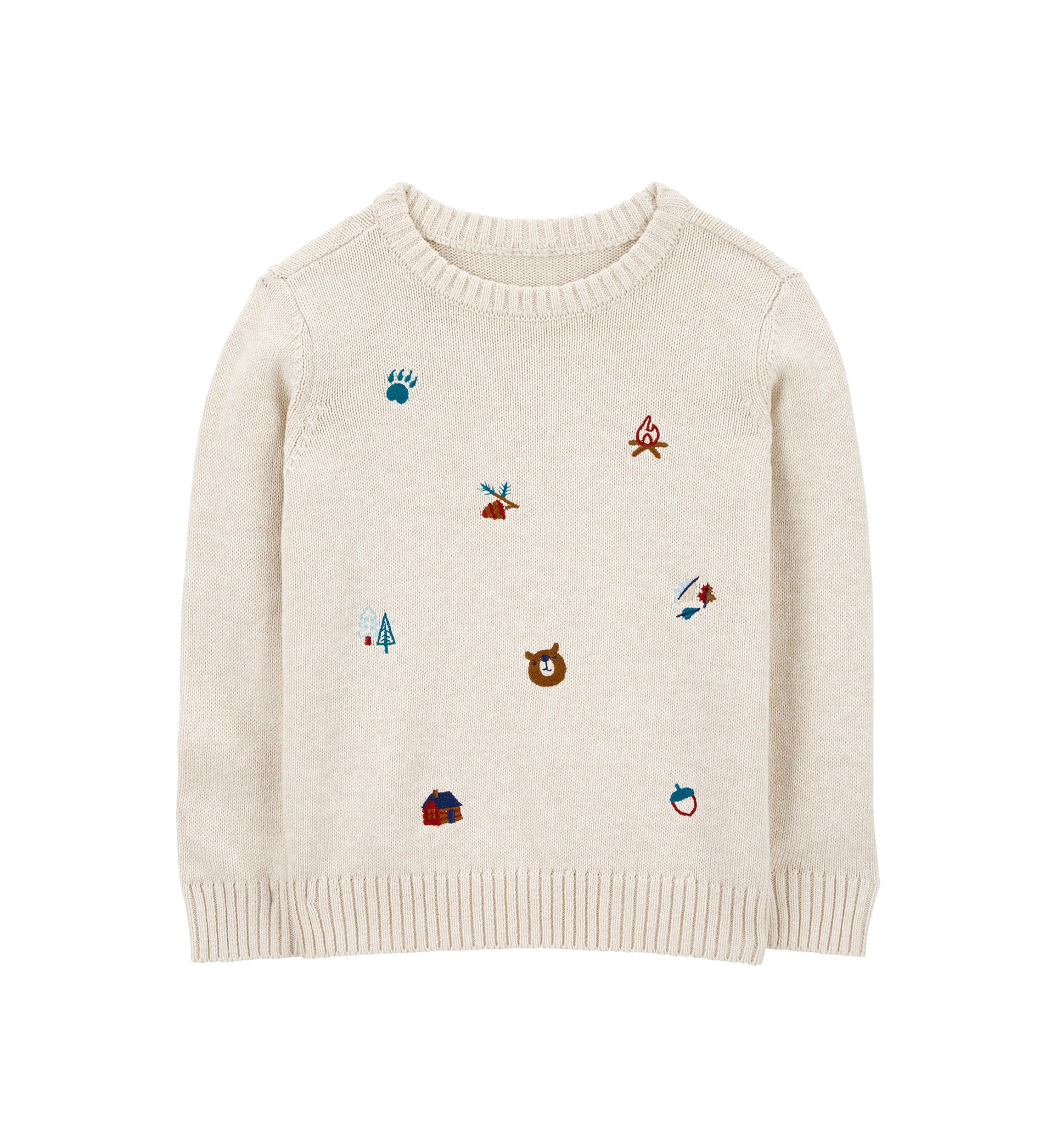 Toddler Boys Camping Sweater