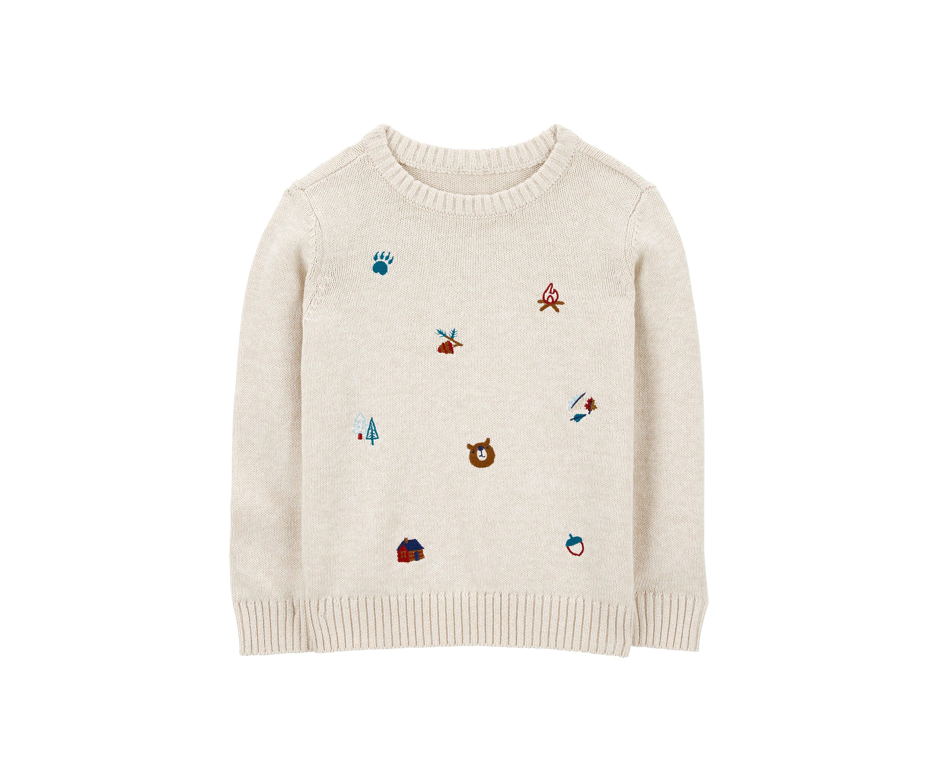 Toddler Boys Camping Sweater