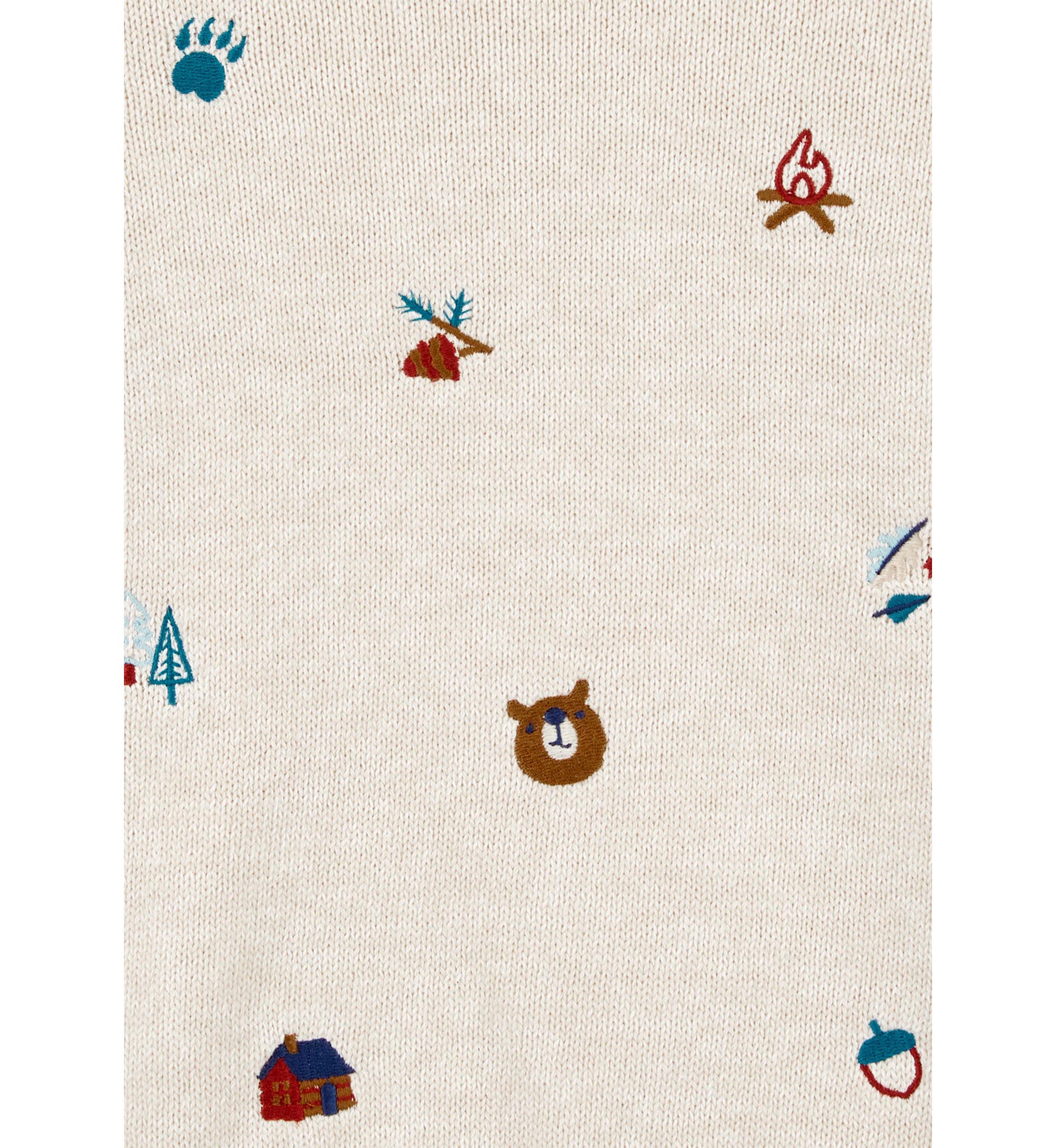 Toddler Boys Camping Sweater
