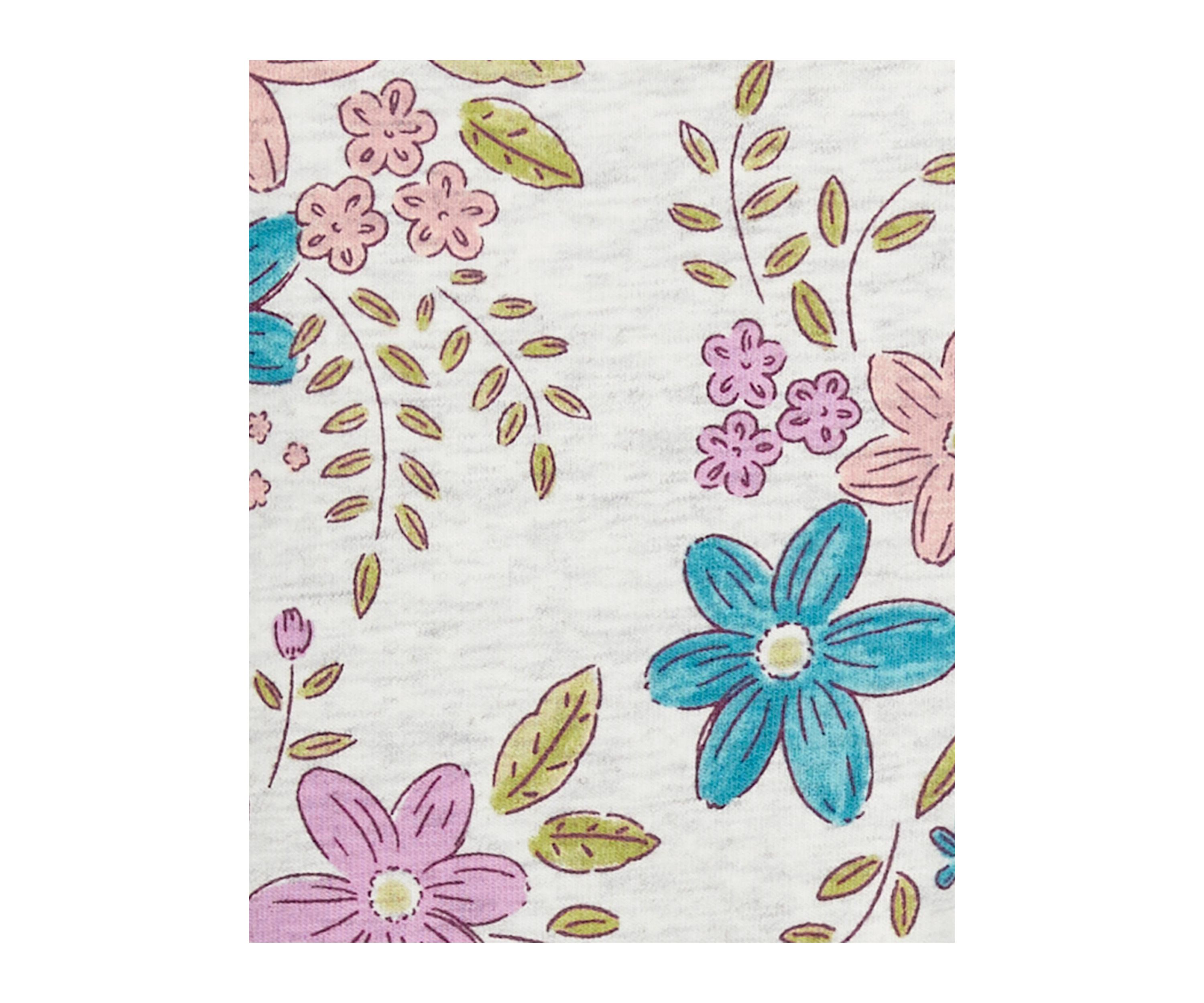 Toddler Girls Floral Printed Leggings