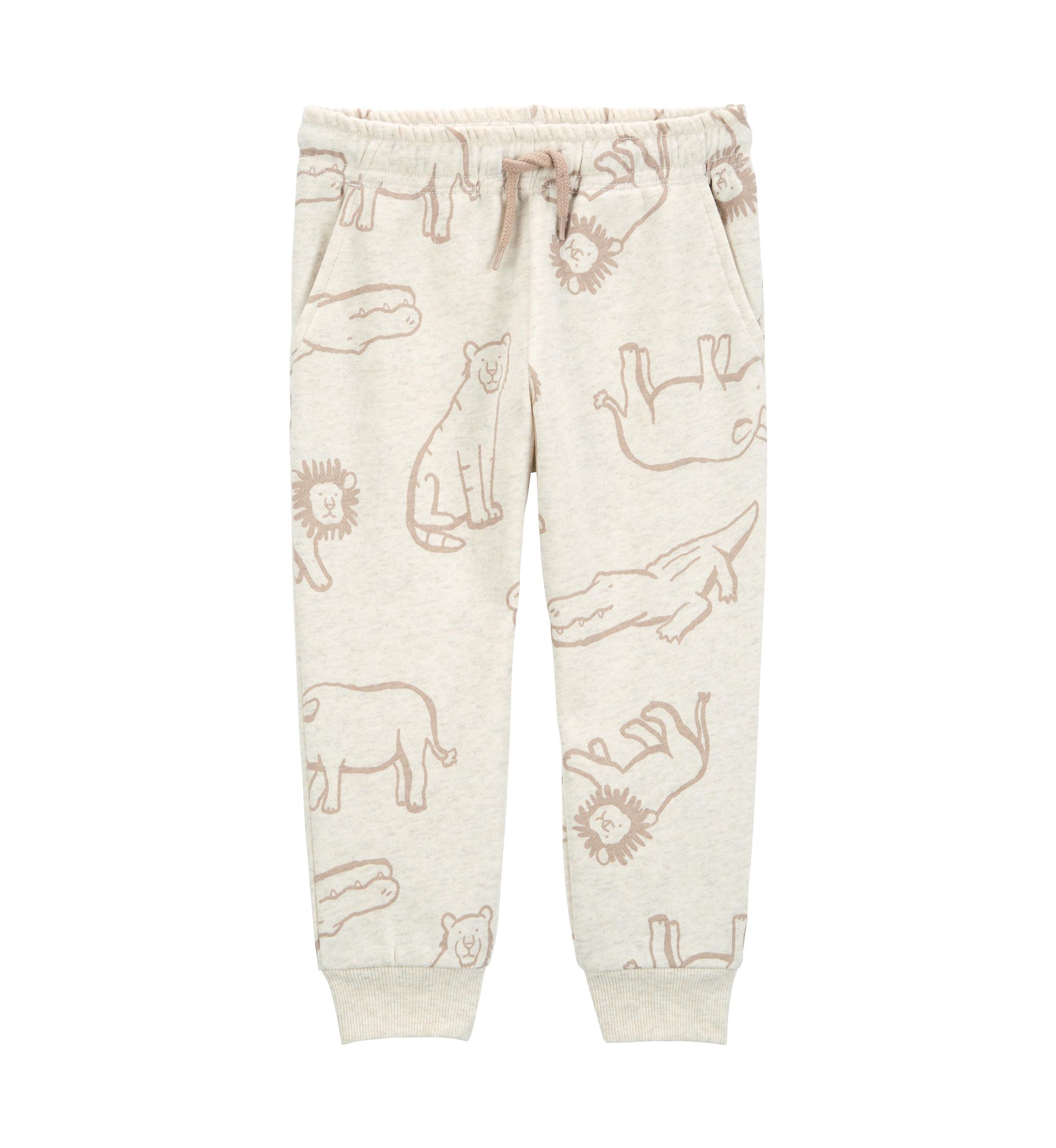Toddler Boys Animal Printed Joggers