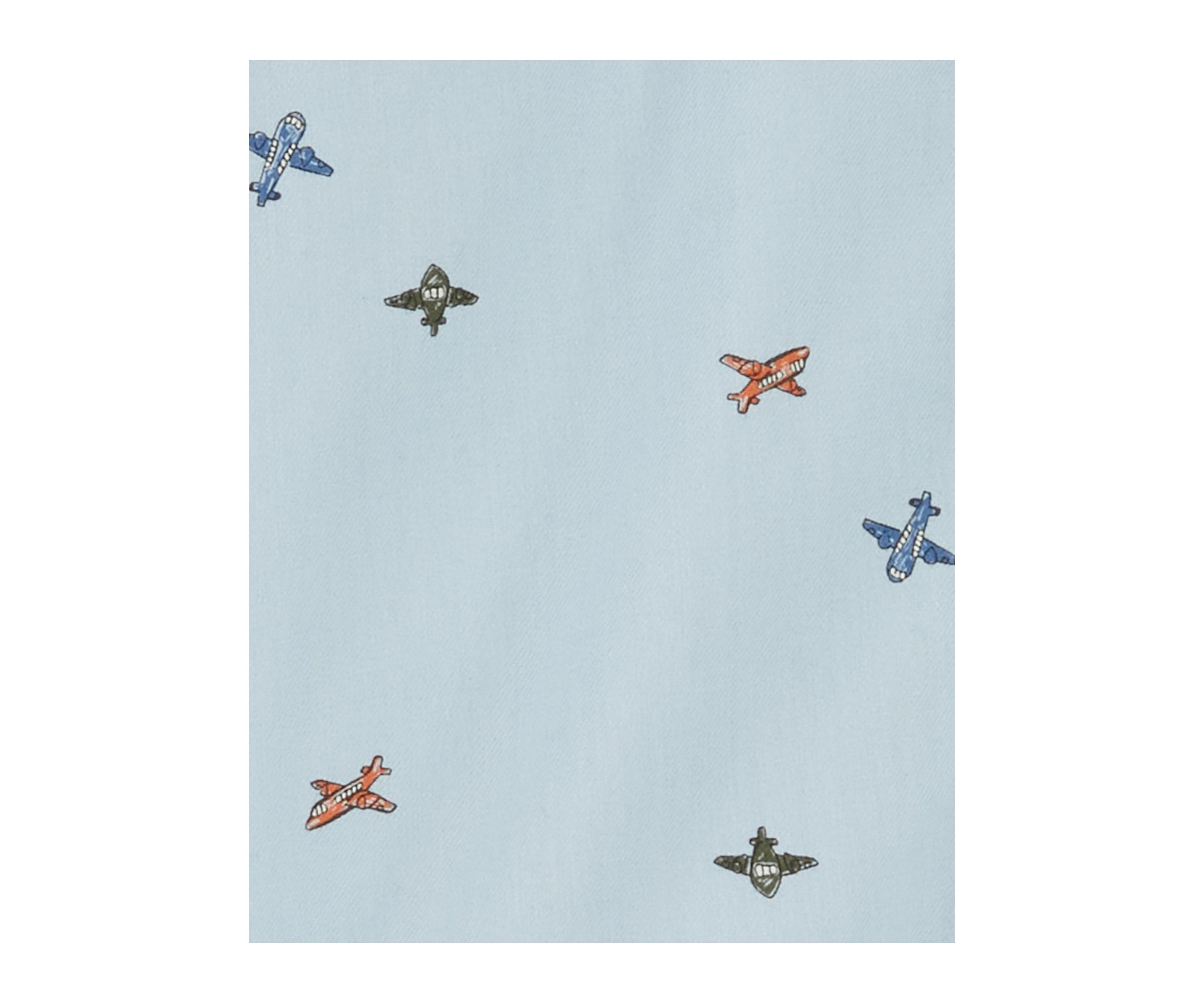 Toddler Boys Airplane Printed Shirt and Pants Set