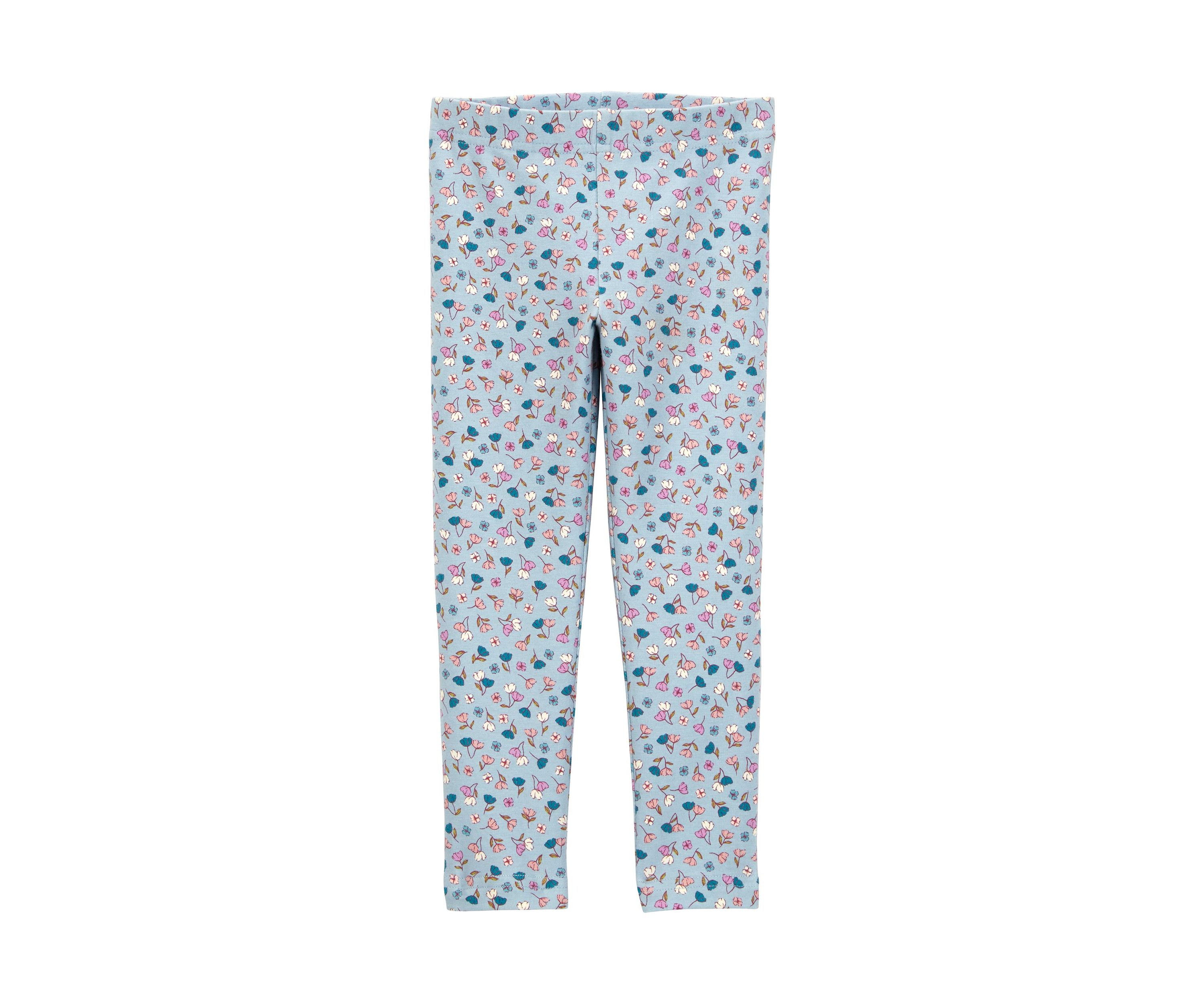 Toddler Girls Floral Printed Leggings