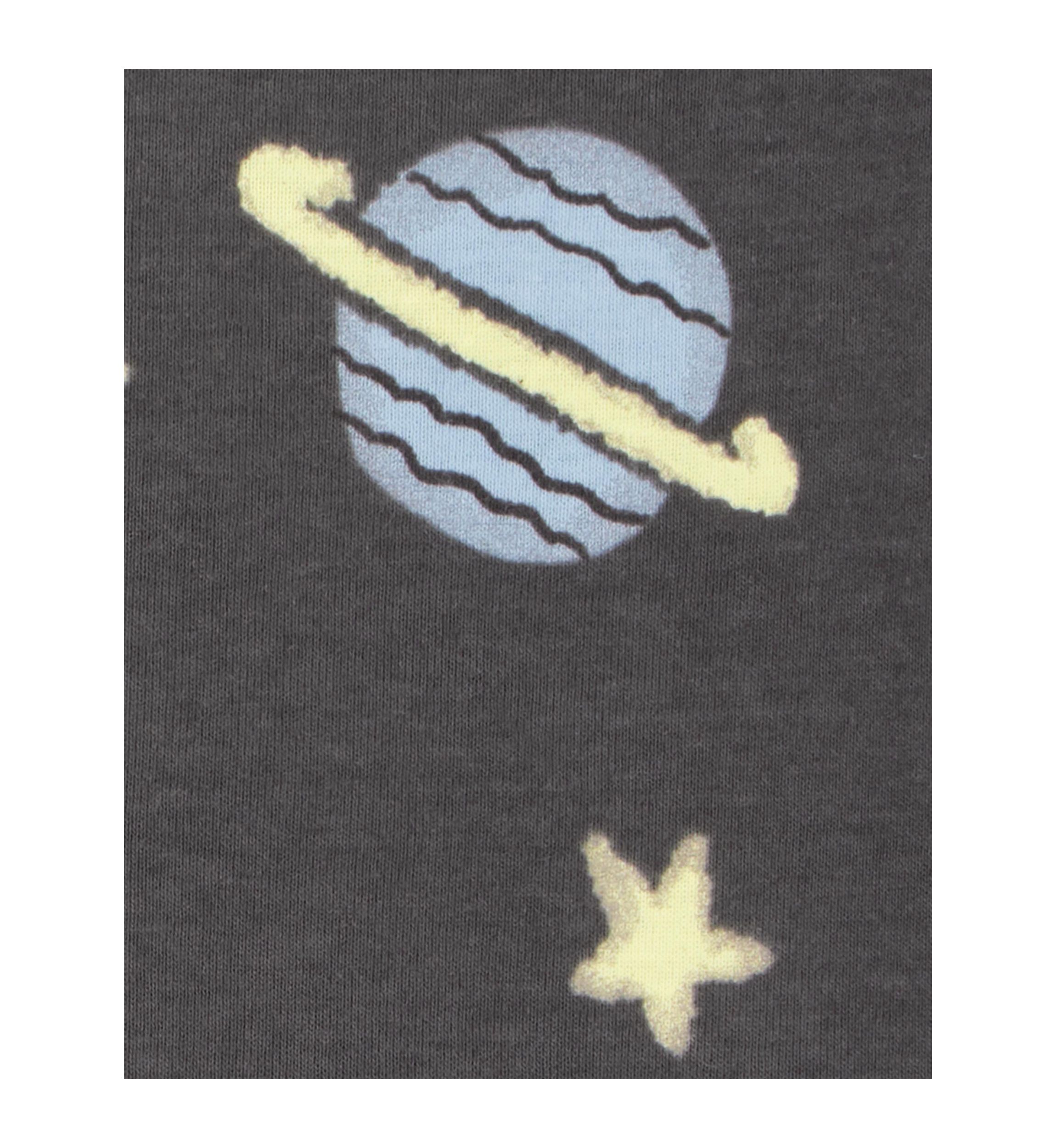 Toddler Boys Space Printed 4 Piece Pajama Set