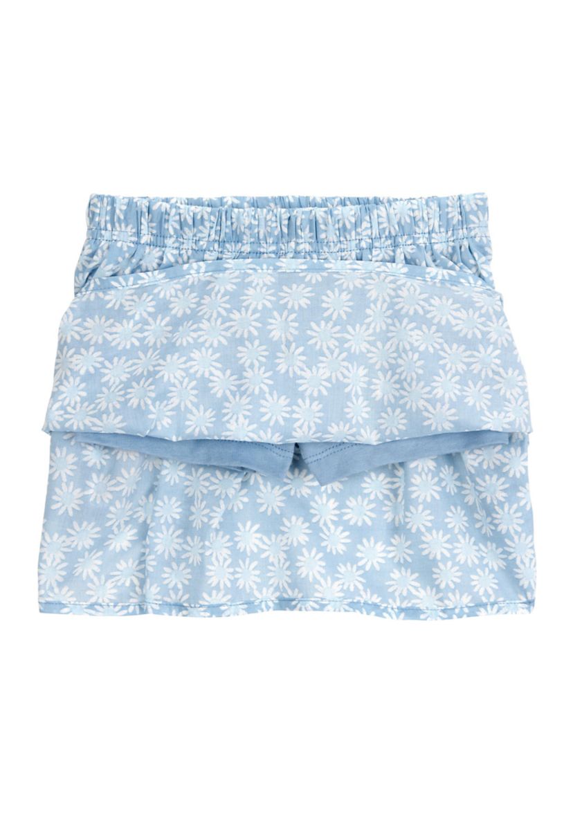 Toddler Girls Flutter Tank Top and Skort Set