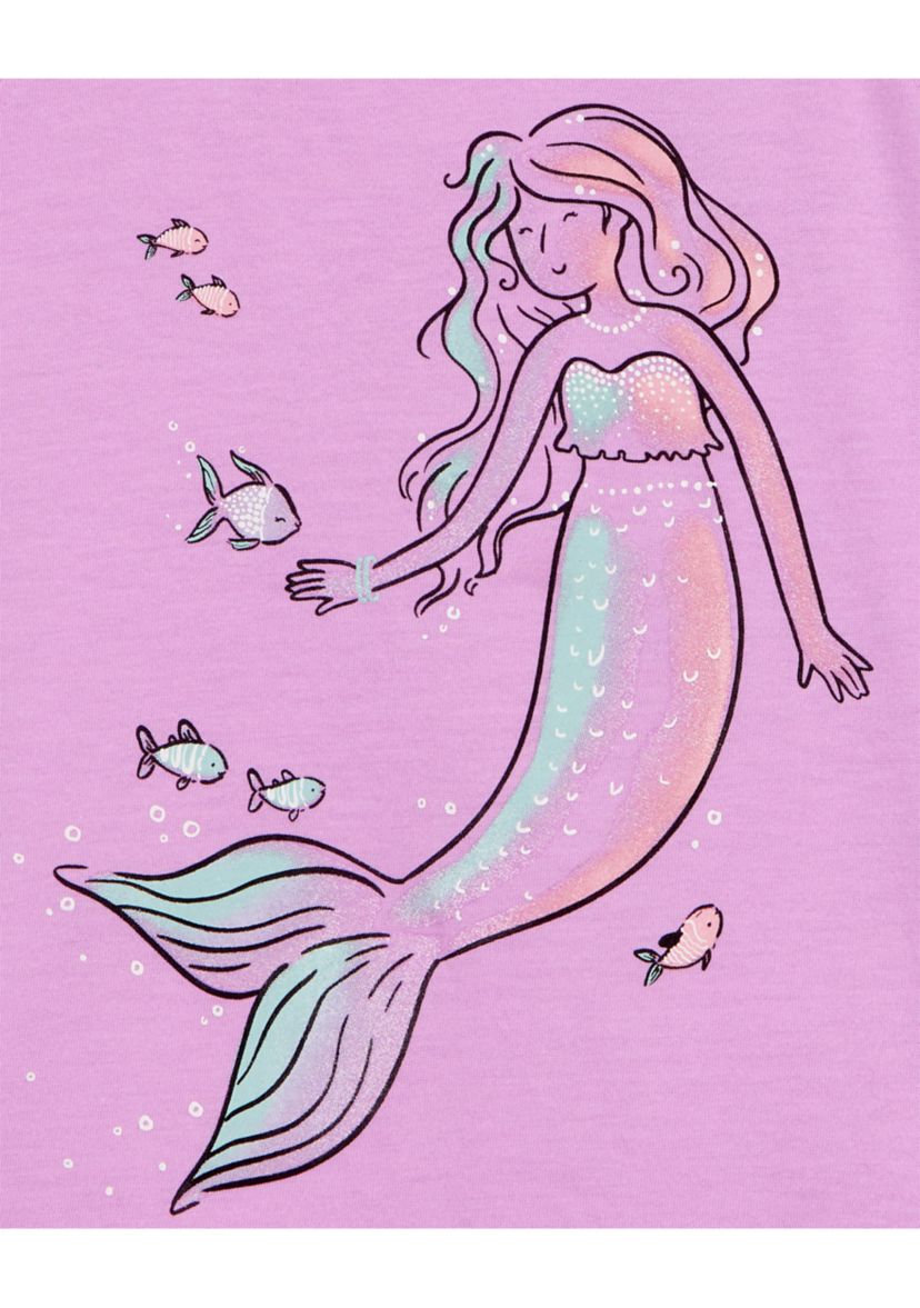 Toddler Girls Mermaid Nightgowns - 2 Pack