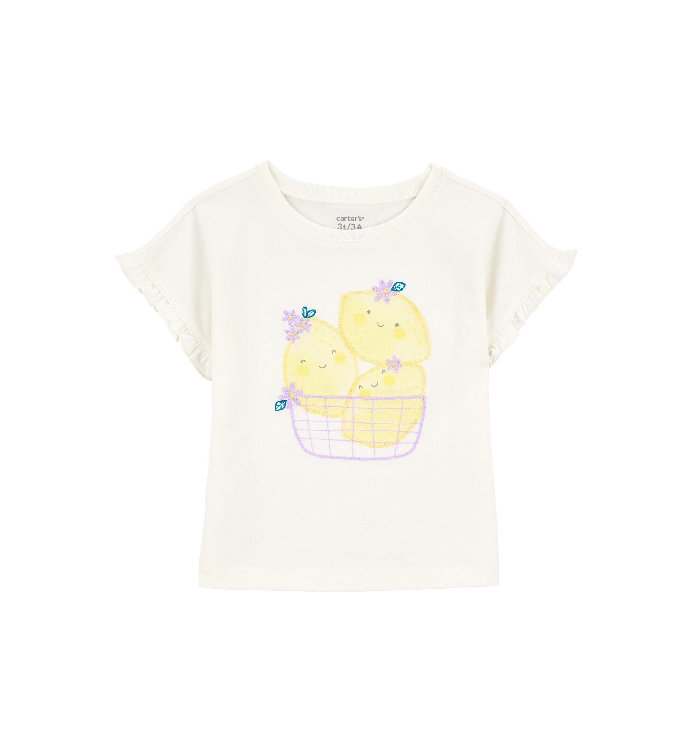 Toddler Girls Short Sleeve Jersey T-Shirt