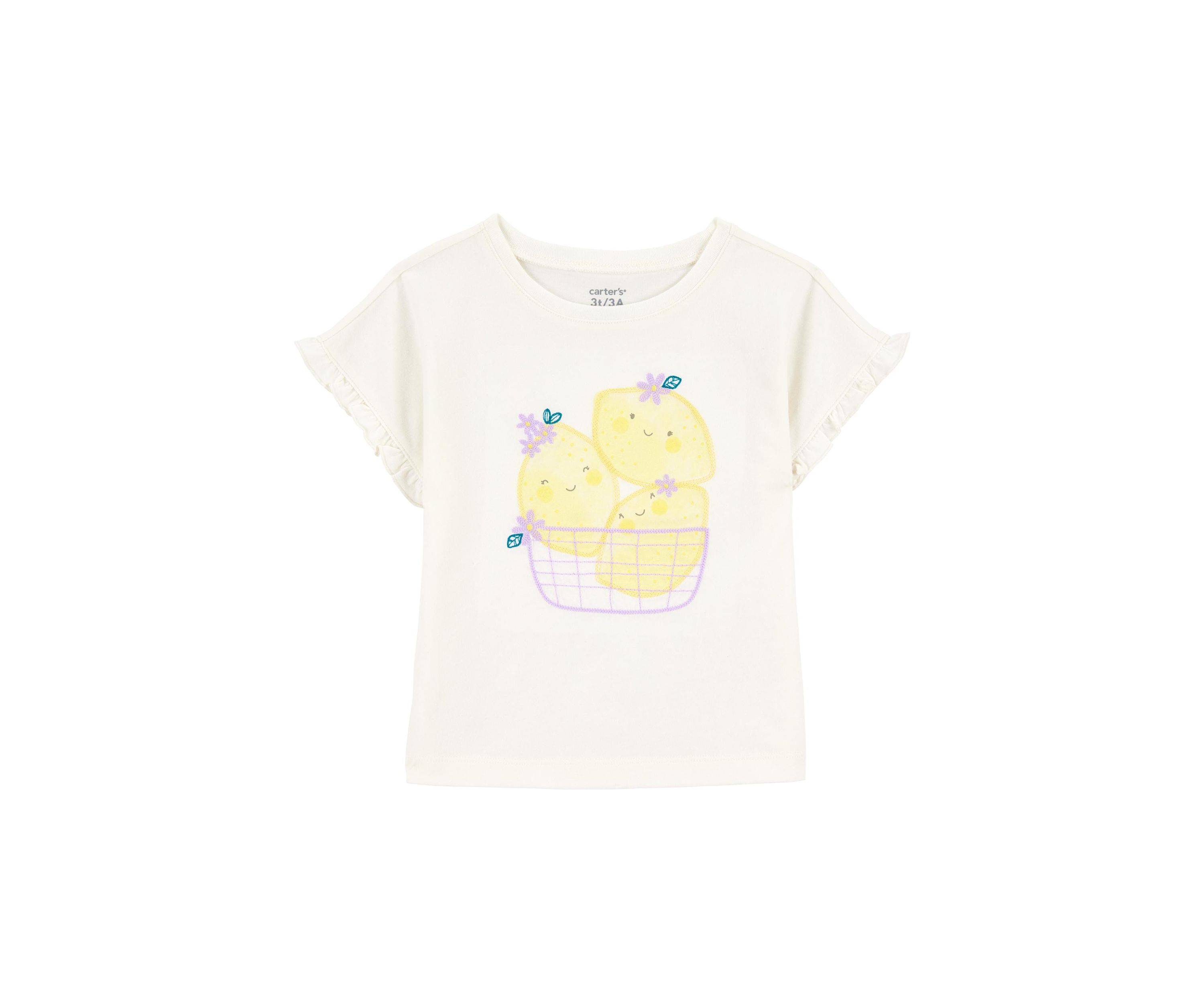 Toddler Girls Short Sleeve Jersey T-Shirt