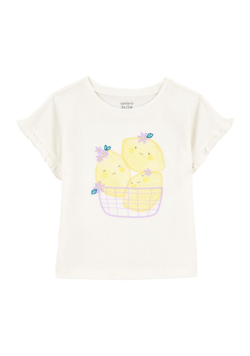 Toddler Girls Short Sleeve Jersey T-Shirt