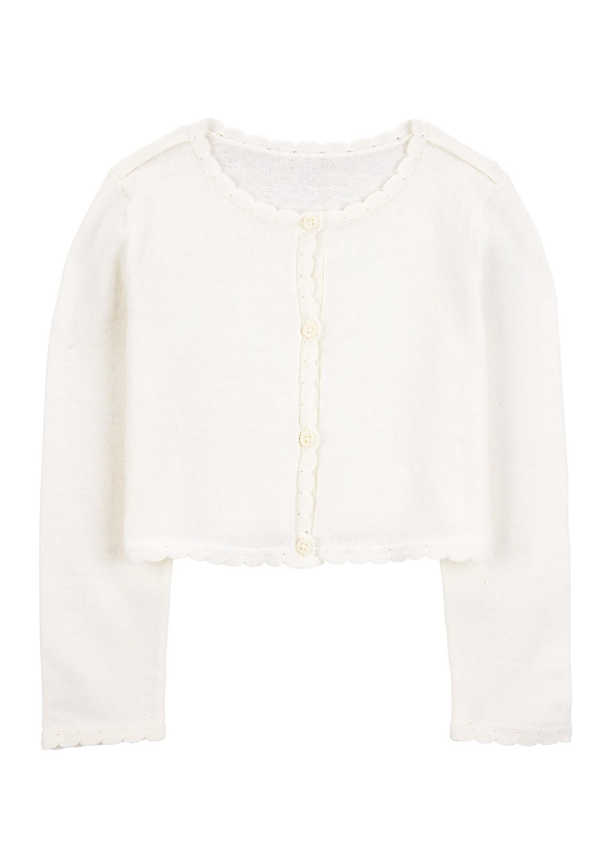 Toddler Girls Button-Front Cardigan