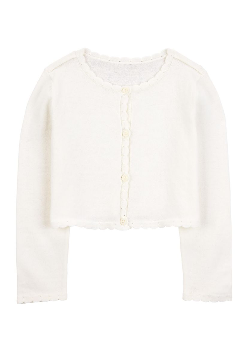 Toddler Girls Button-Front Cardigan