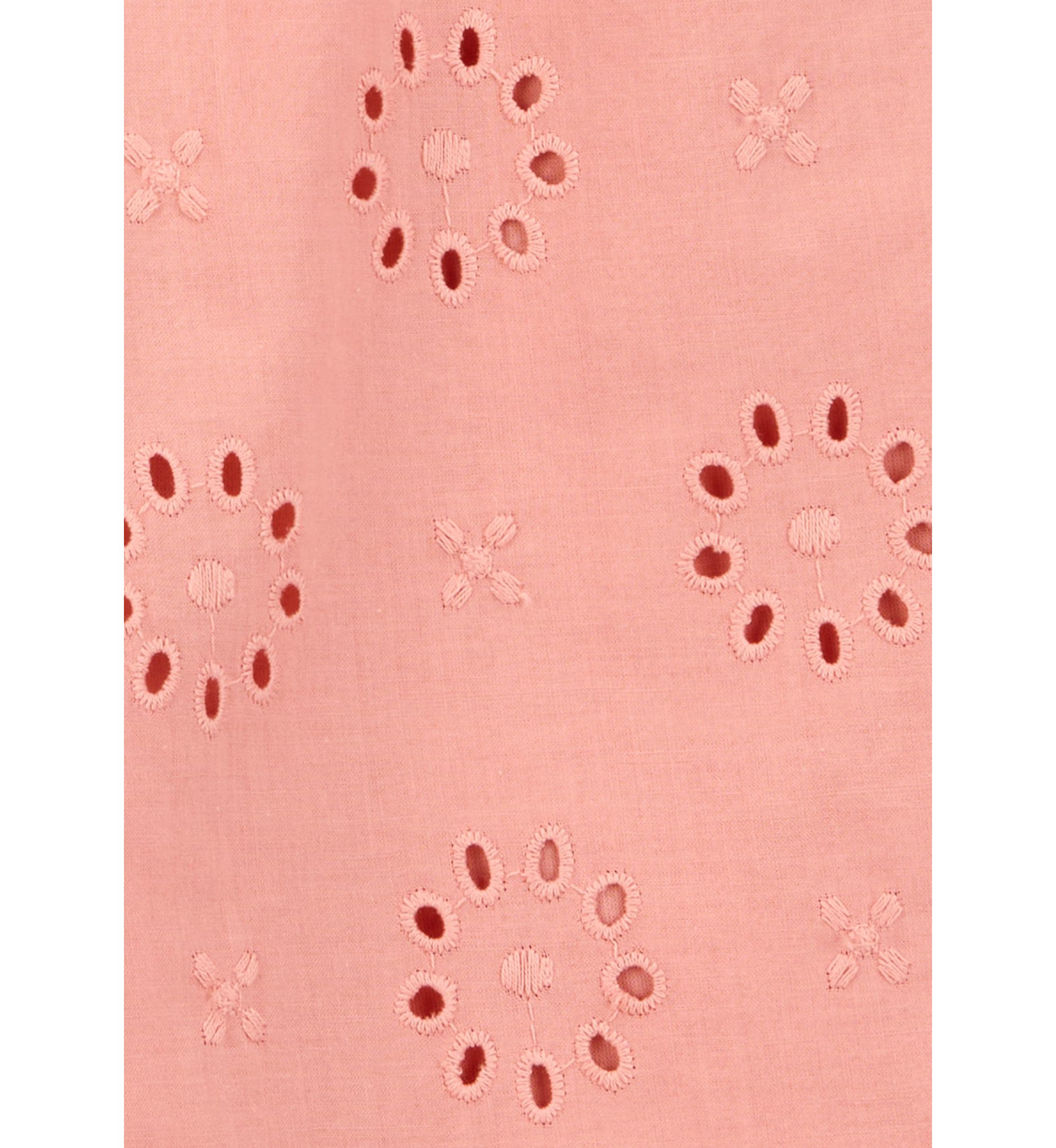 Toddler Girls Eyelet Jumpsuit