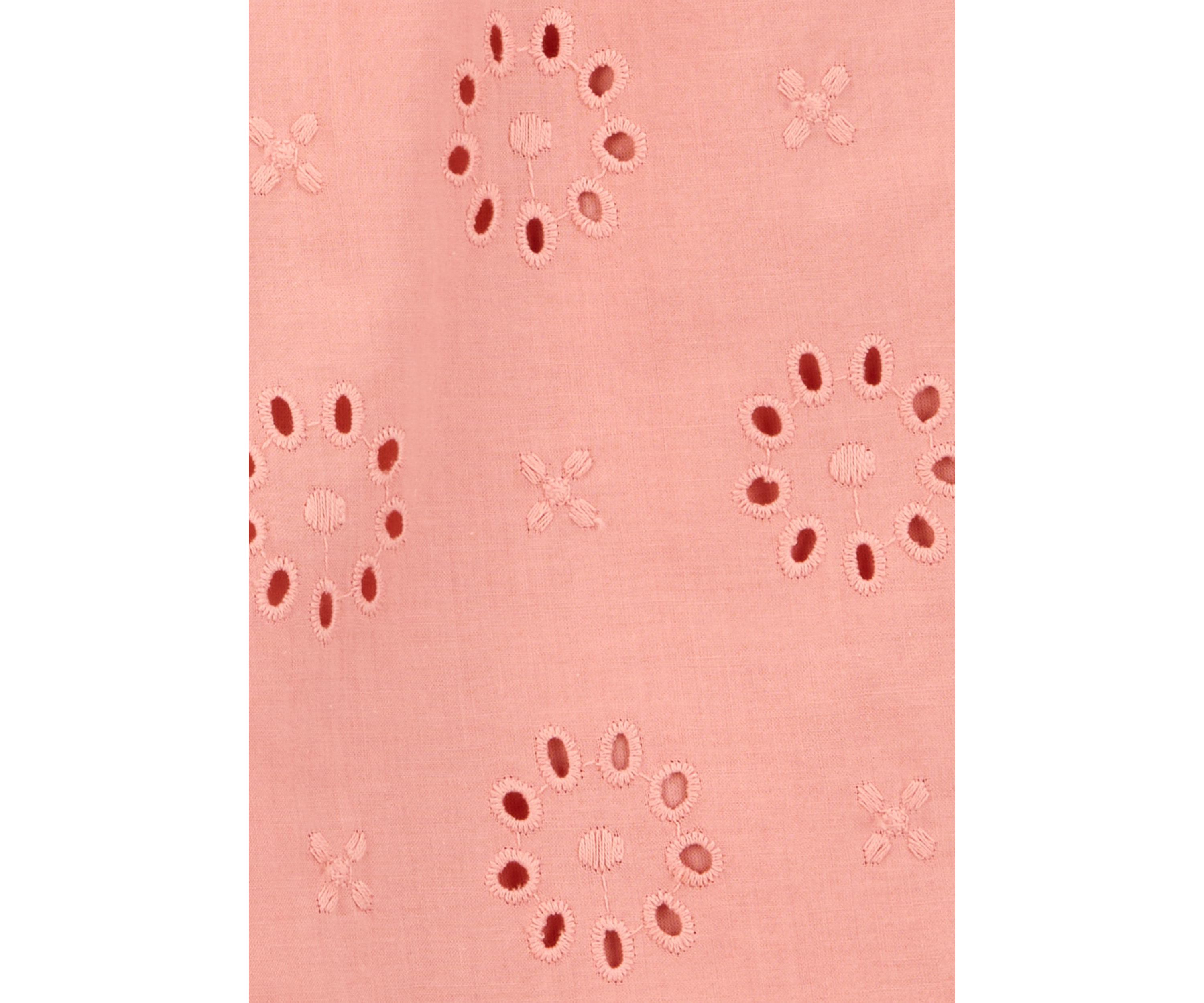 Toddler Girls Eyelet Jumpsuit