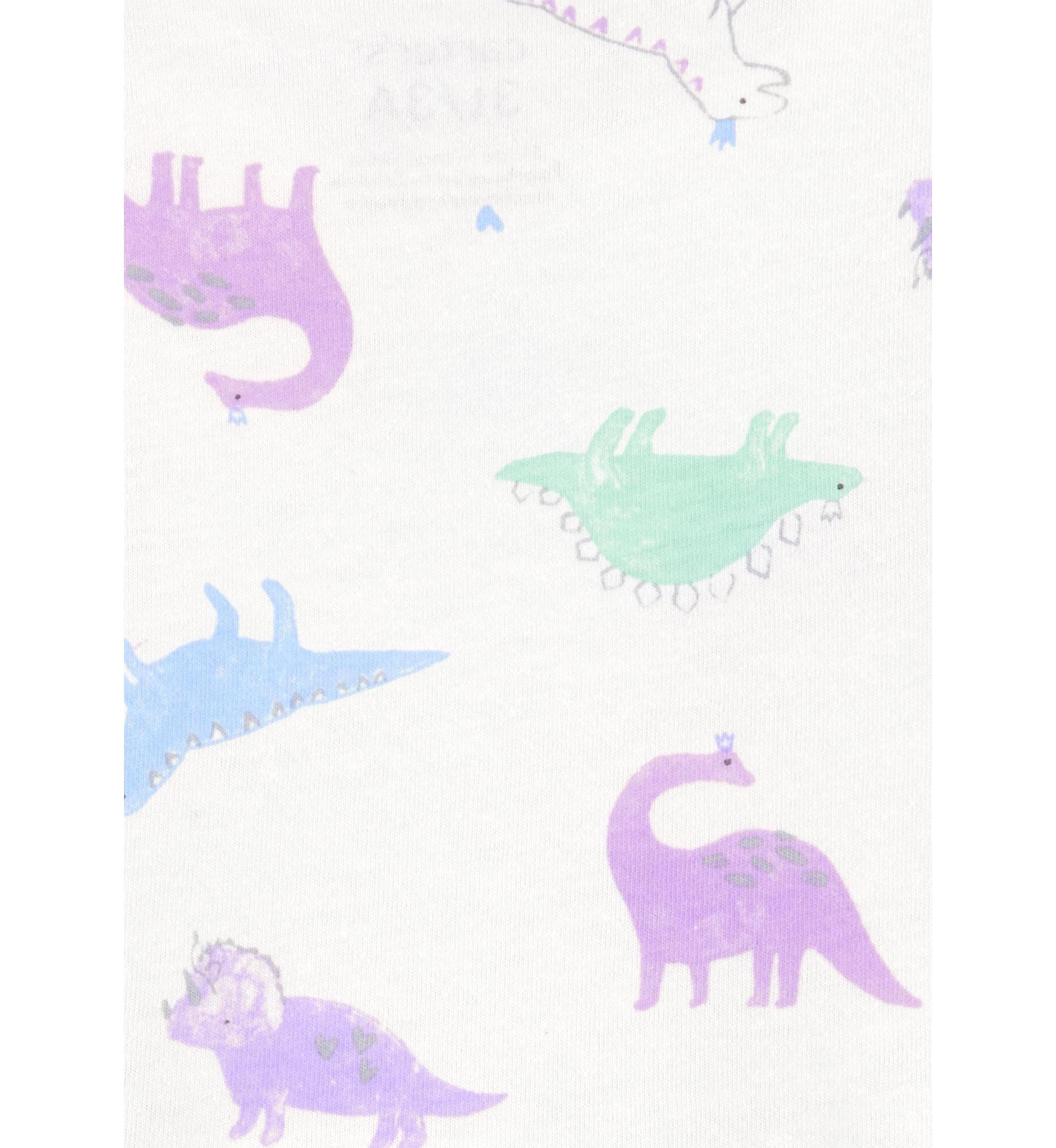 Toddler Girls Short Sleeve Dinosaur Print Dress