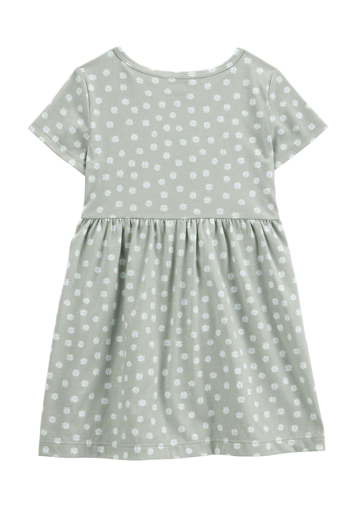 Toddler Girls Short Sleeve Floral Print Dress