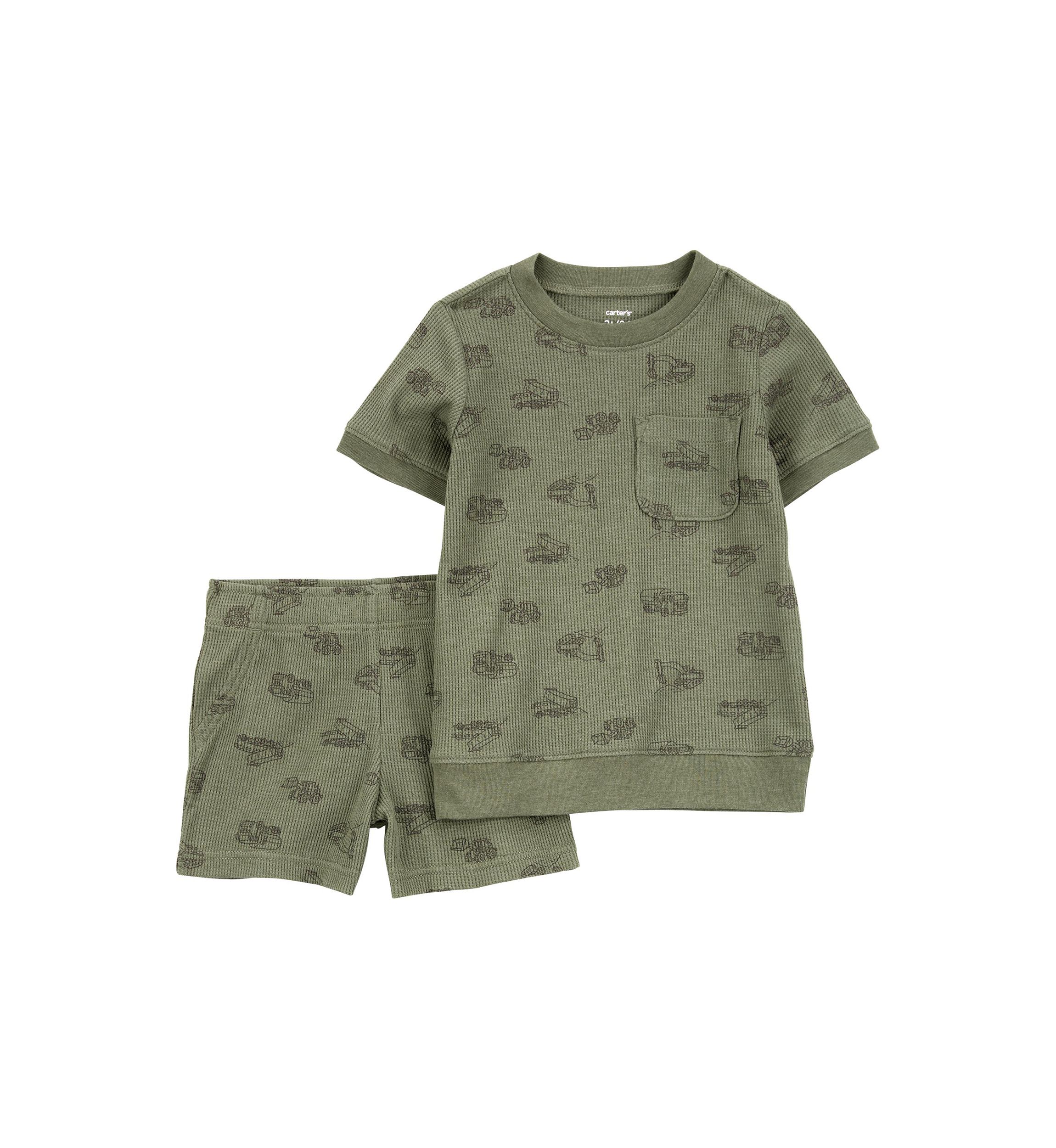 Toddler Boys Trucks 2 Piece Set