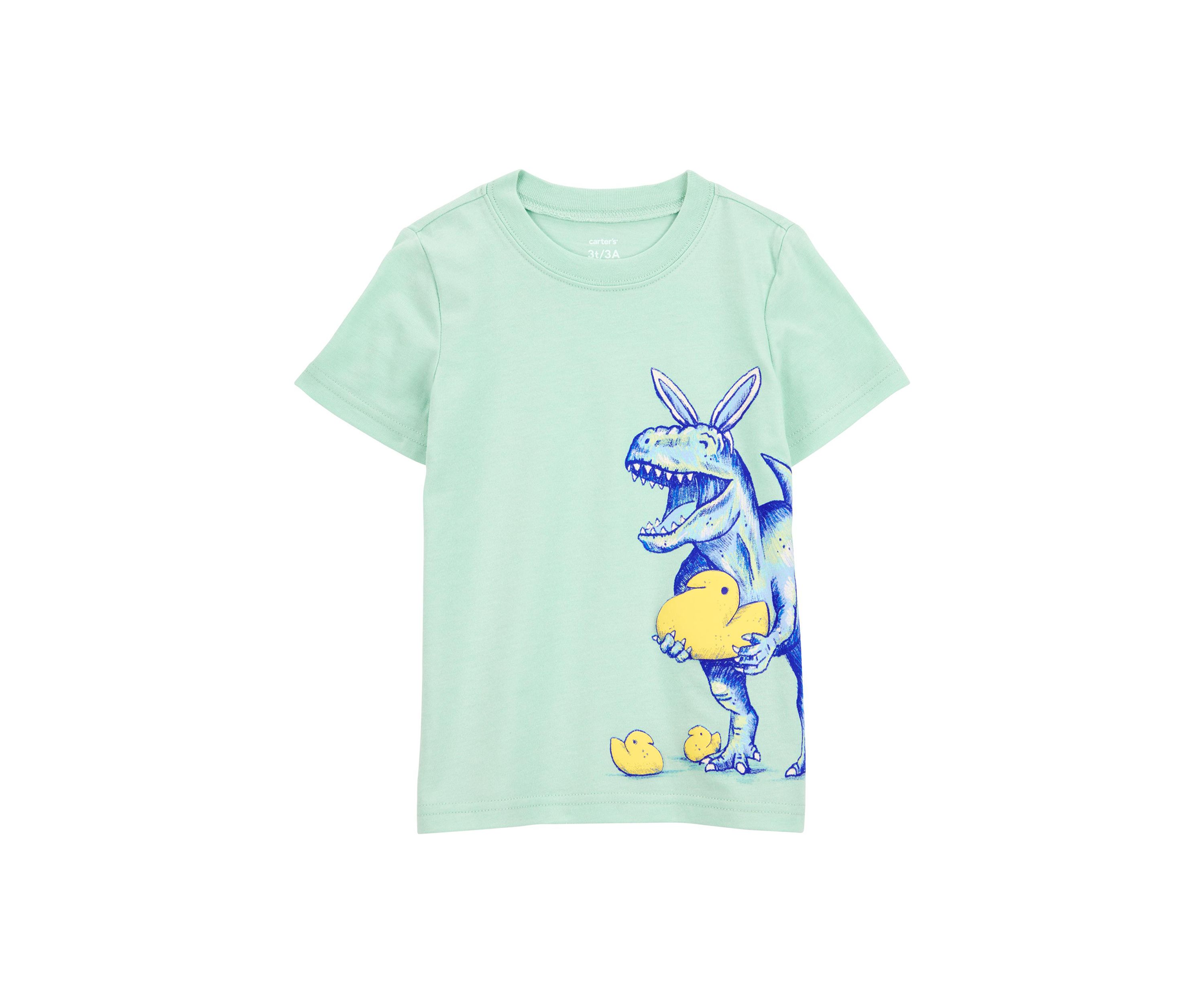 Toddler Boys Easter Dino Graphic T-Shirt
