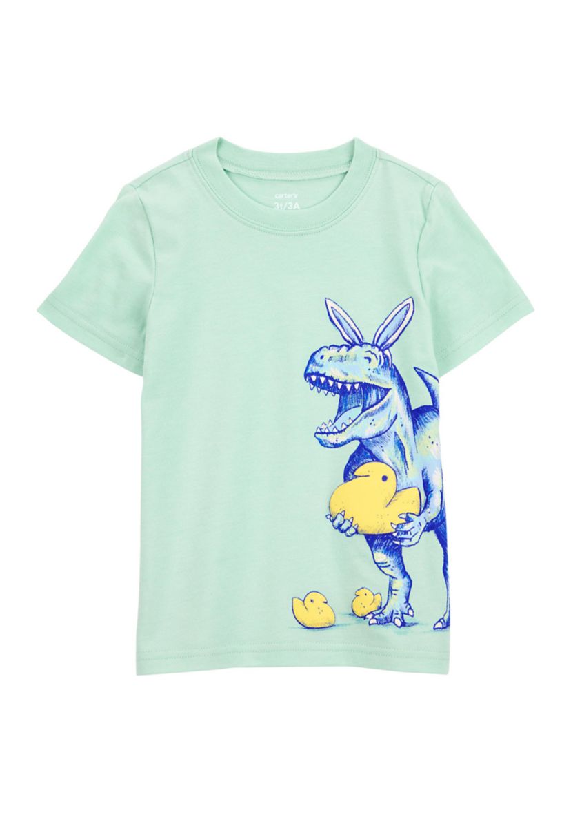 Toddler Boys Easter Dino Graphic T-Shirt