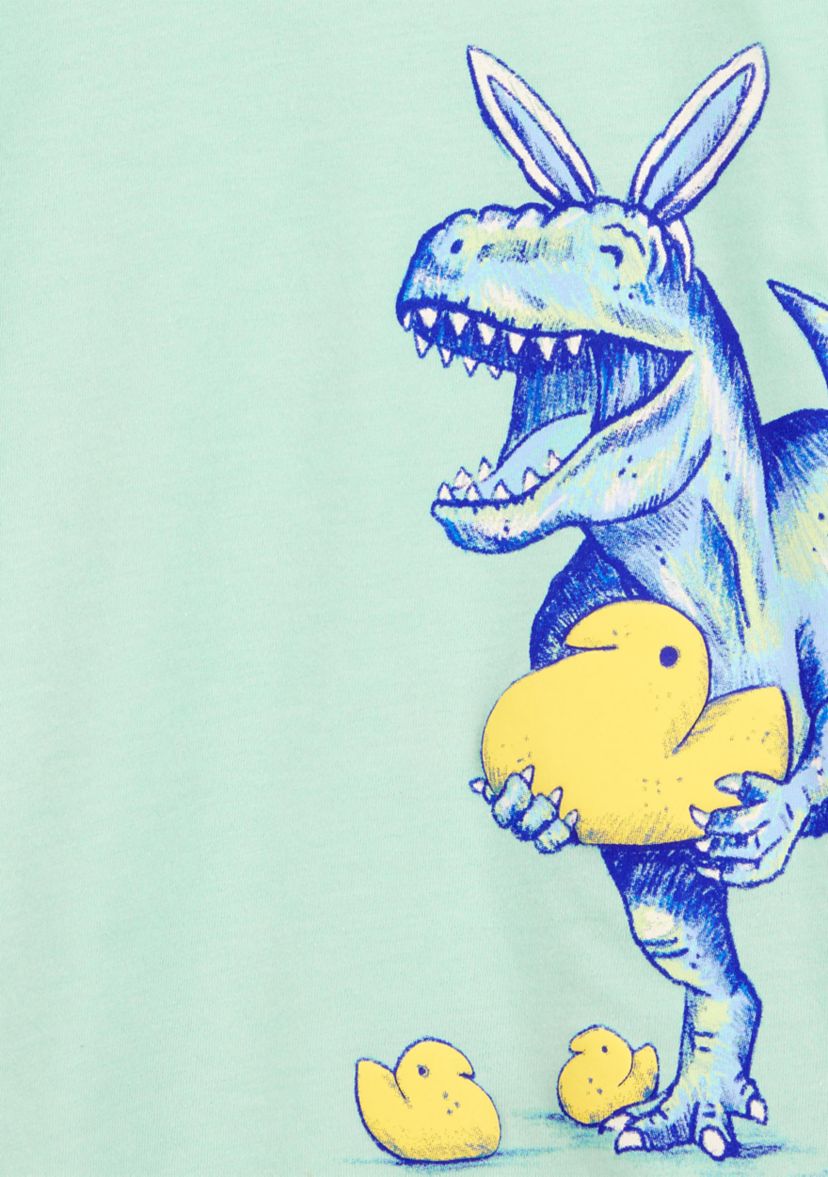 Toddler Boys Easter Dino Graphic T-Shirt