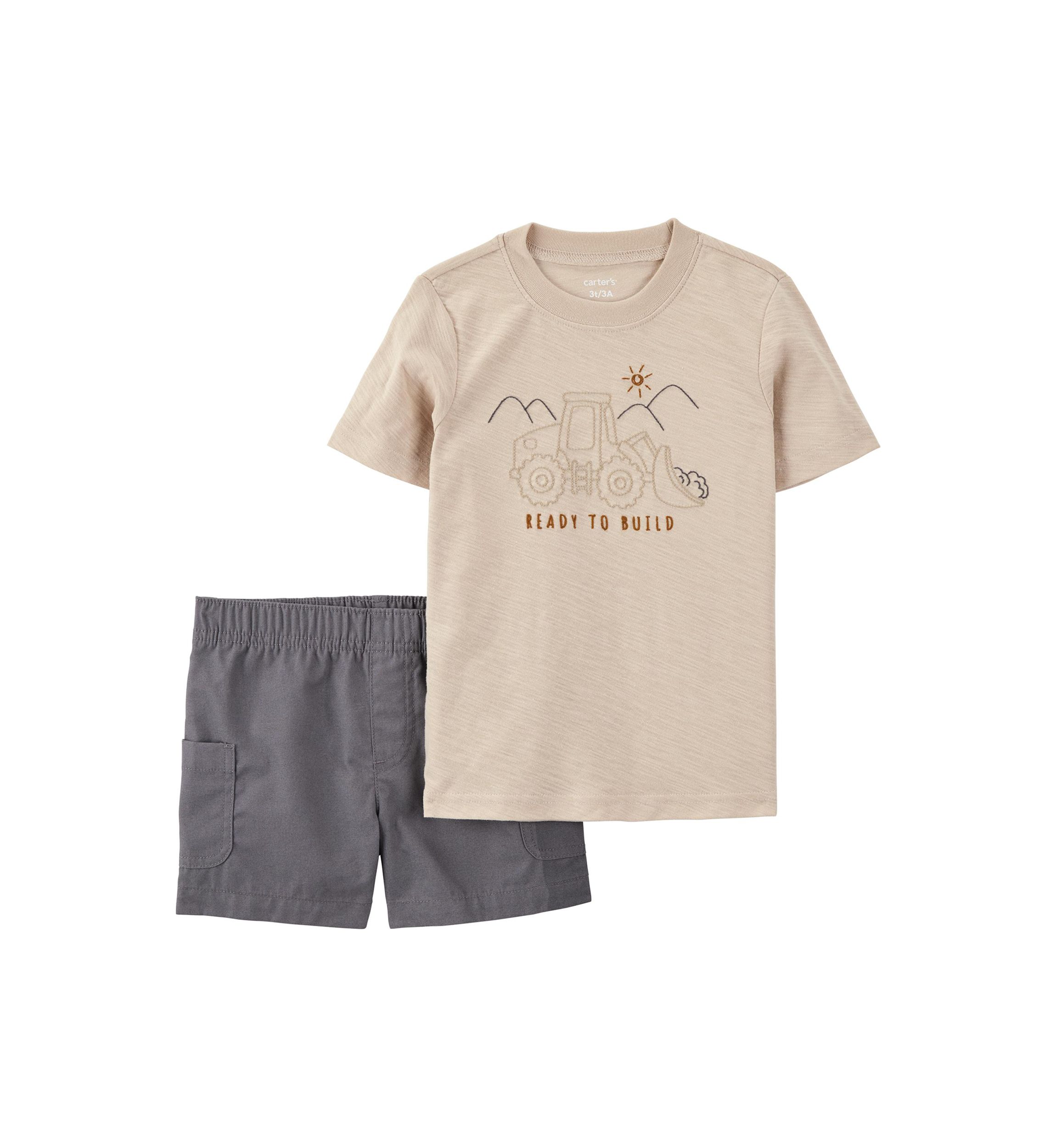 Toddler Boys Graphic T-Shirt and Shorts Set