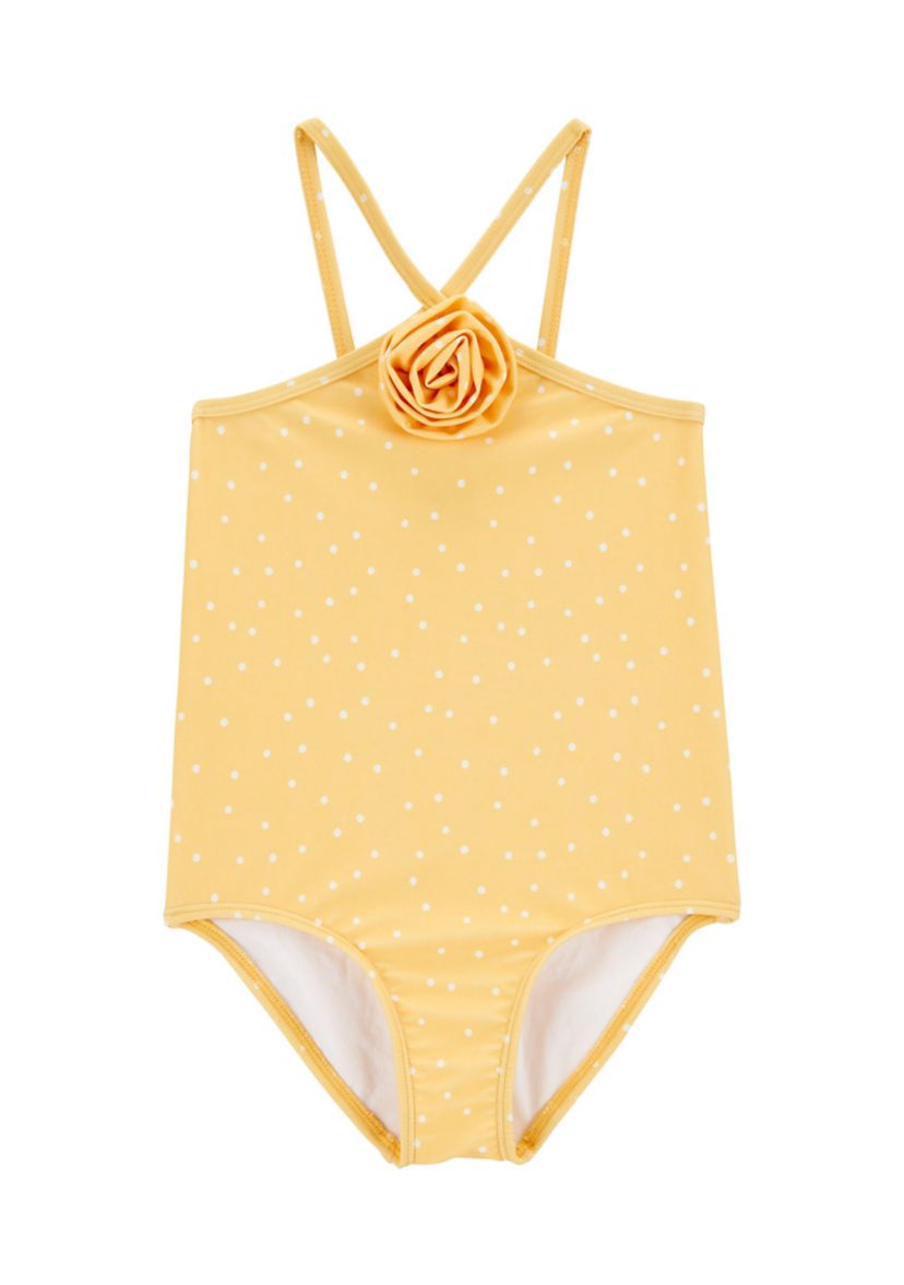 Toddler Girls UPF 50+ One Piece Swimsuit