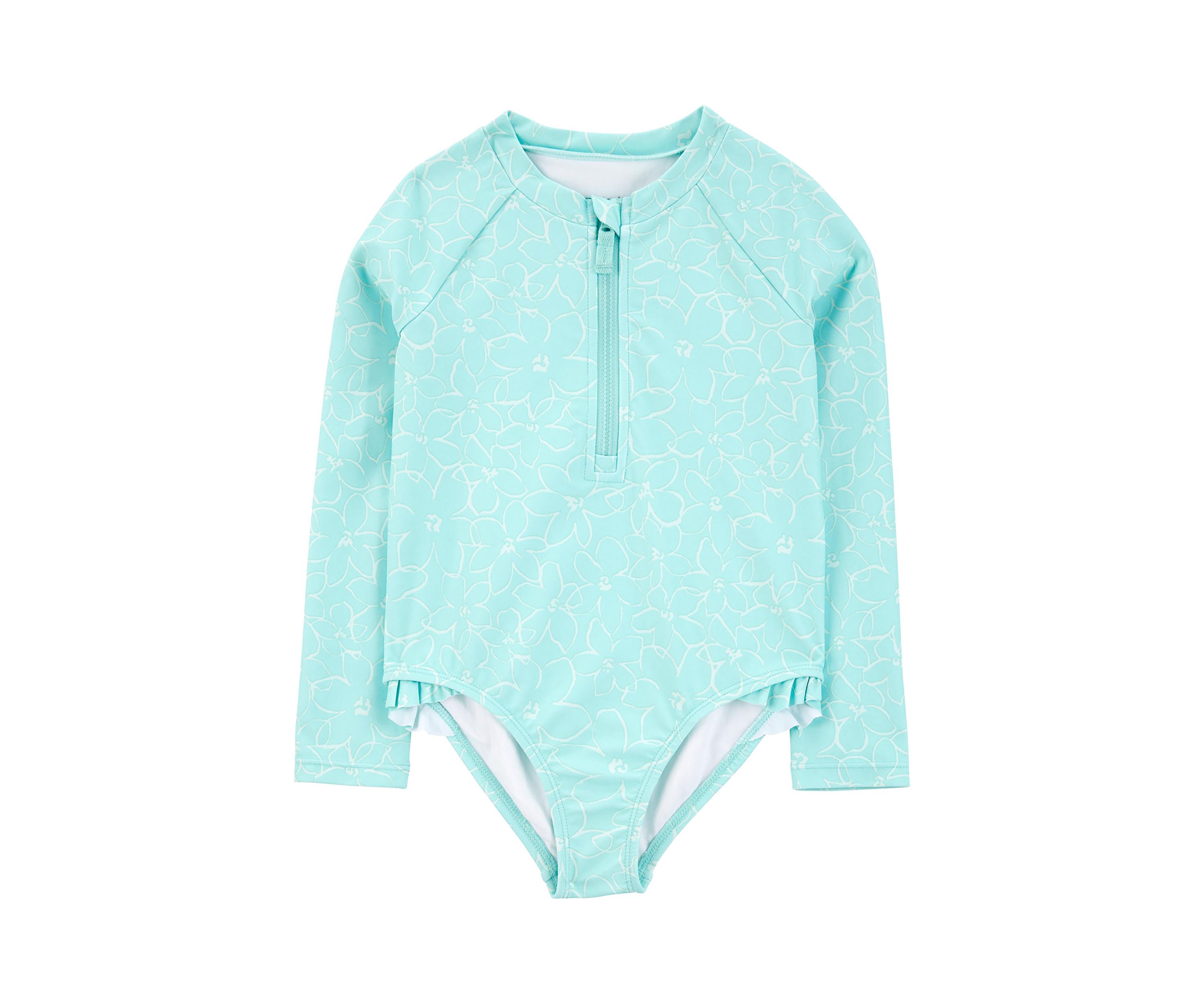 Toddler Girls Rash Guard One Piece Swimsuit