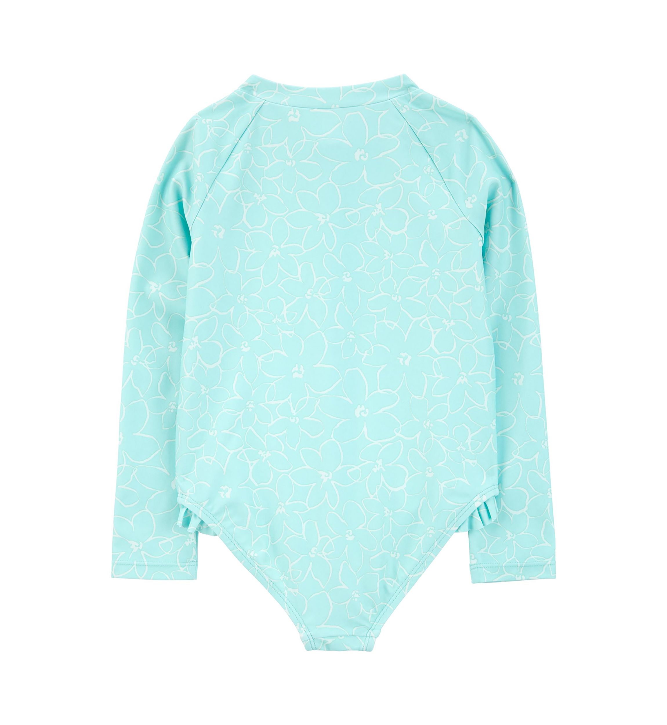Toddler Girls Rash Guard One Piece Swimsuit