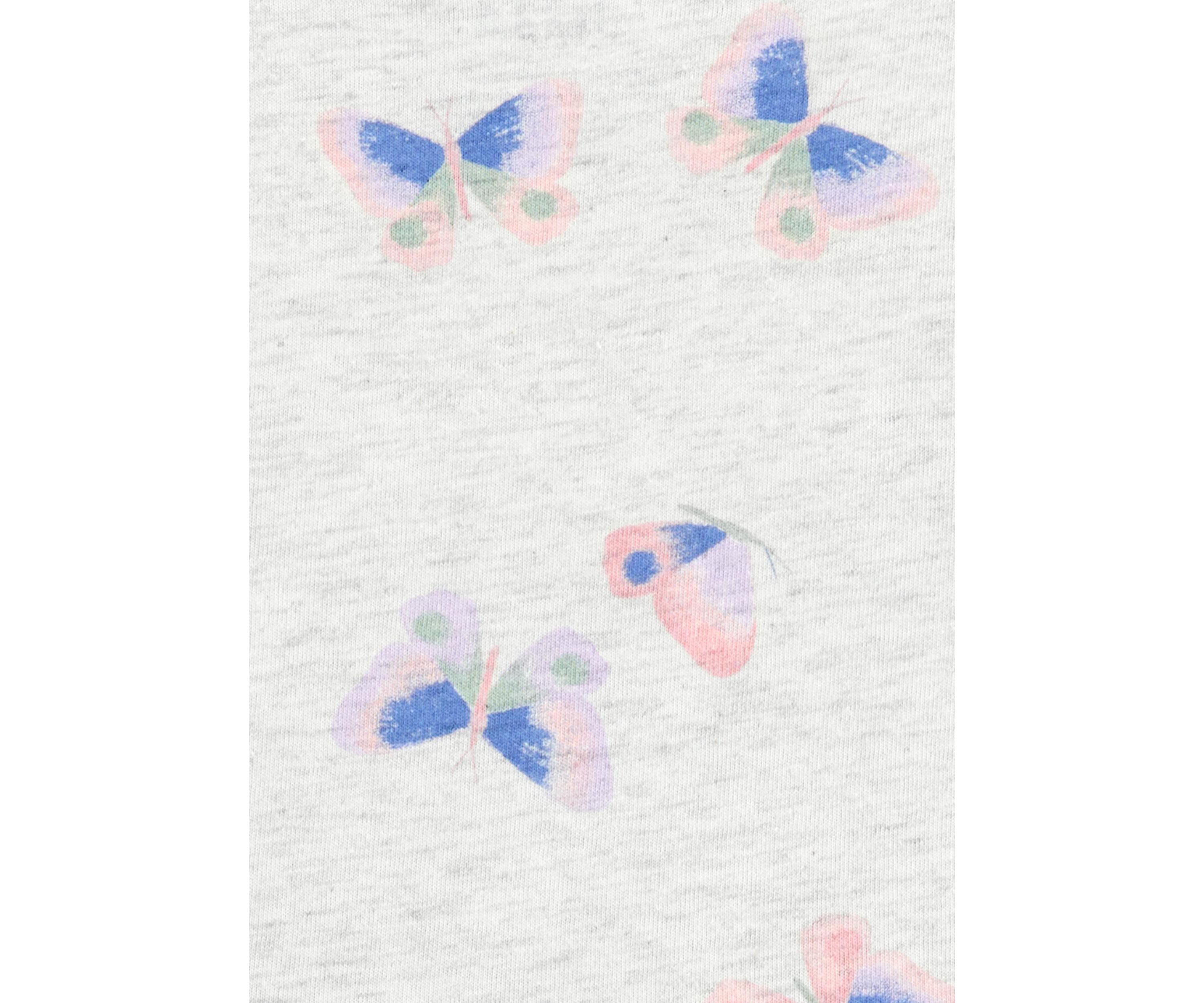 Toddler Girls Short Sleeve Butterfly Print Dress