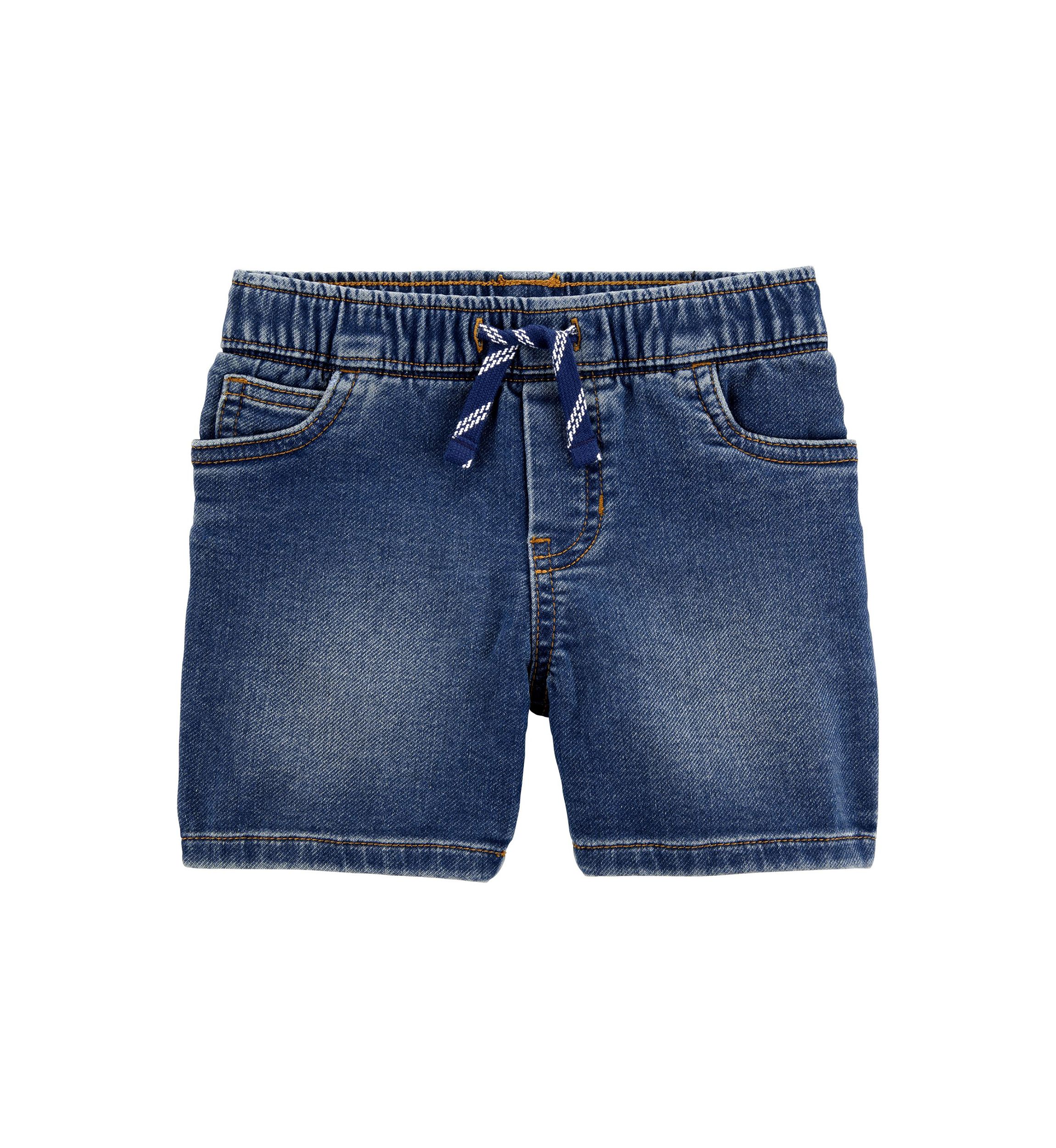 Toddler Boys Mid-Length Jean Shorts