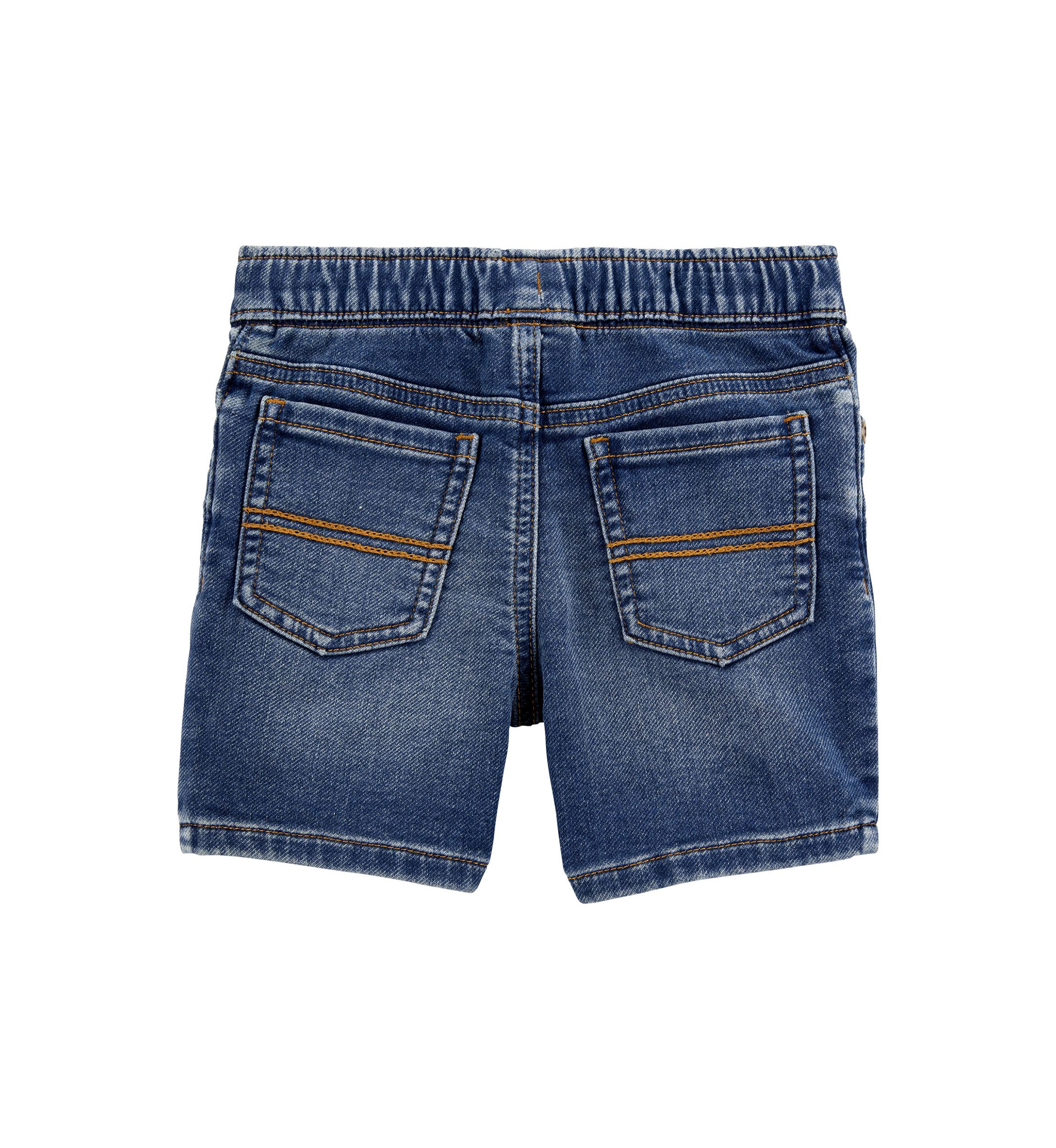 Toddler Boys Mid-Length Jean Shorts